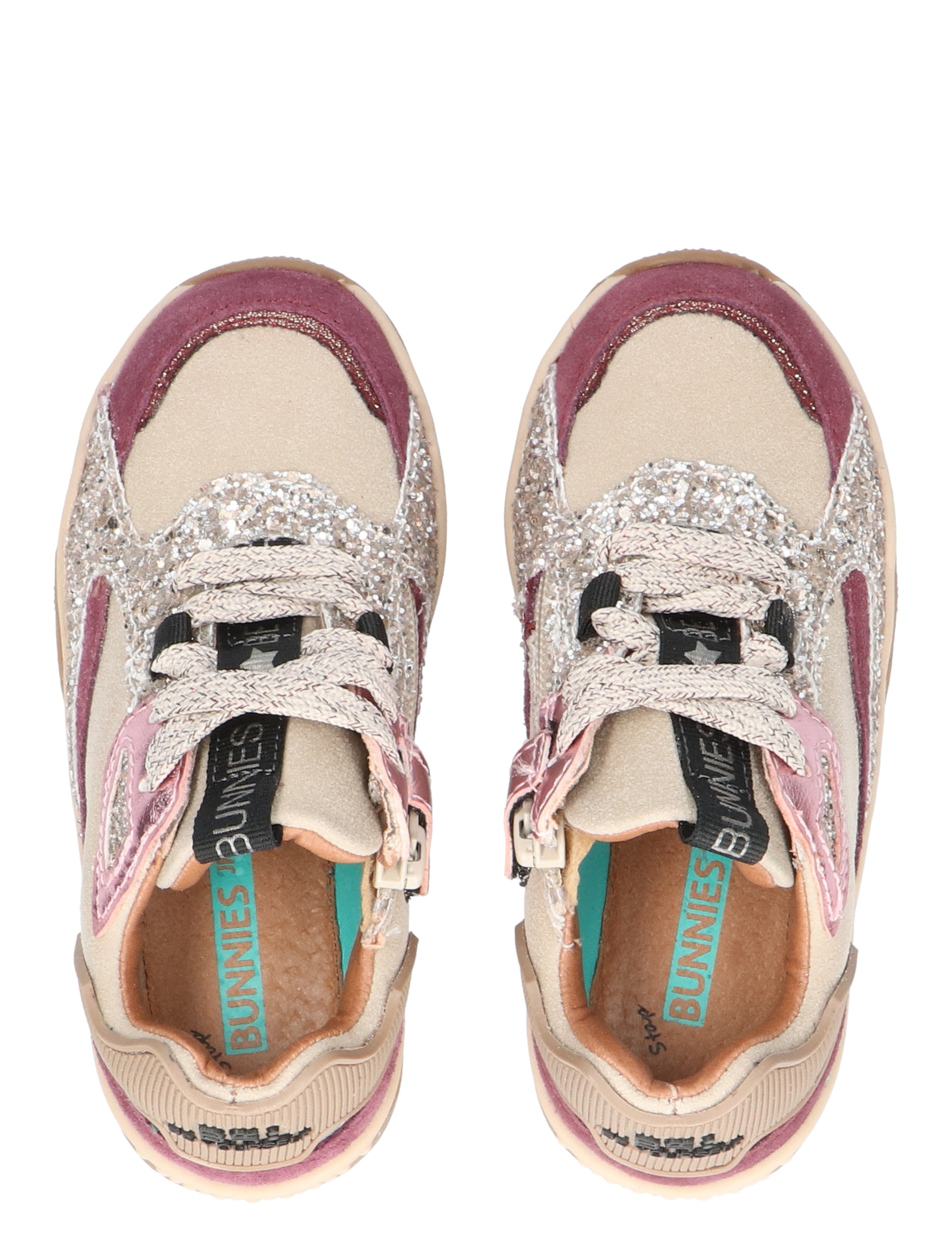 Bunnies - Ciske Chunky 225875 448 Aubergine - Meisjes - Lage Sneakers - Sneakers - 48499_74_7