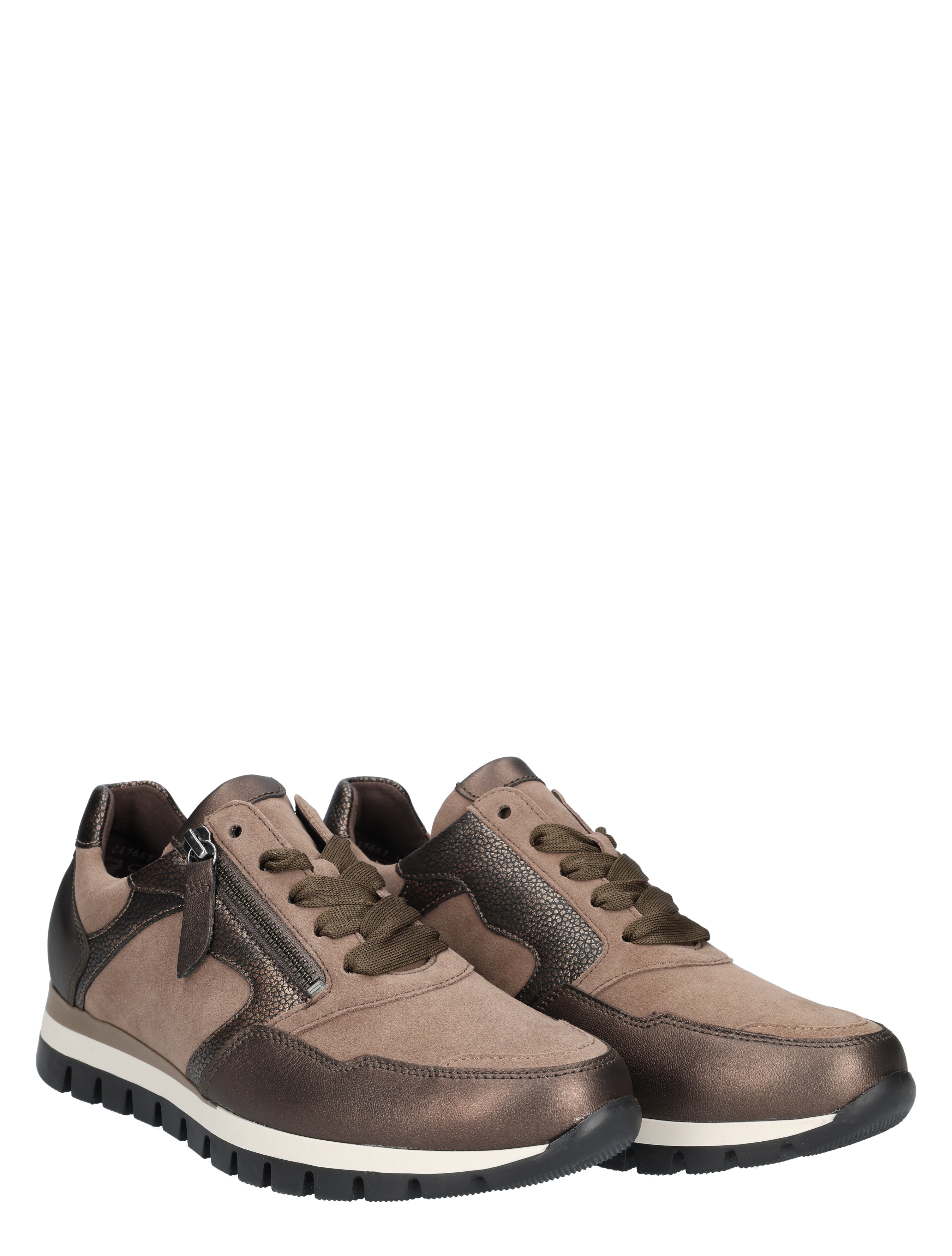 Gabor - 76.438.20 Bronze H-Wijdte - Dames - Veterschoenen - Casual Veterschoenen - 48224_22_5