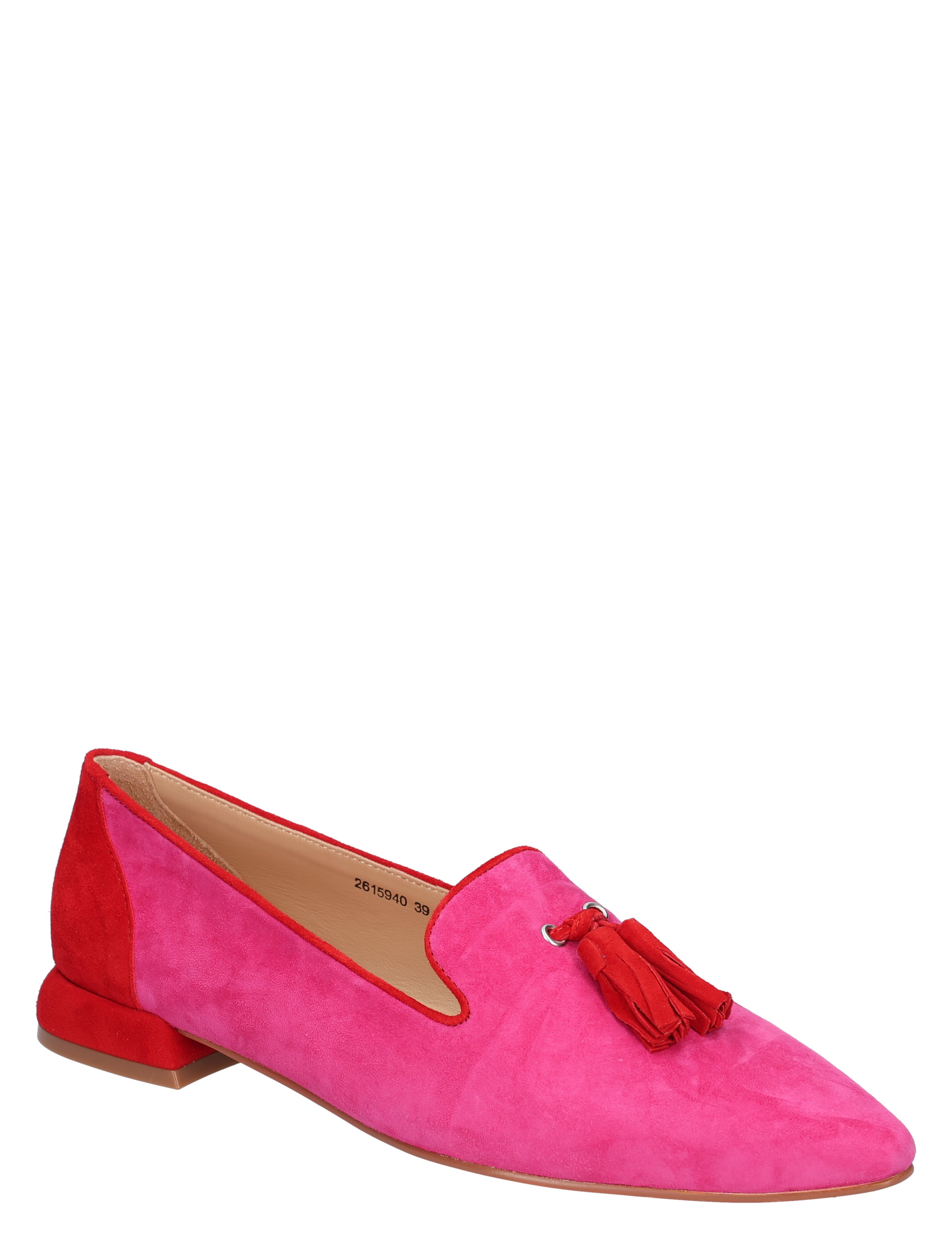 pink, slipper, mocassin, tassel, suede