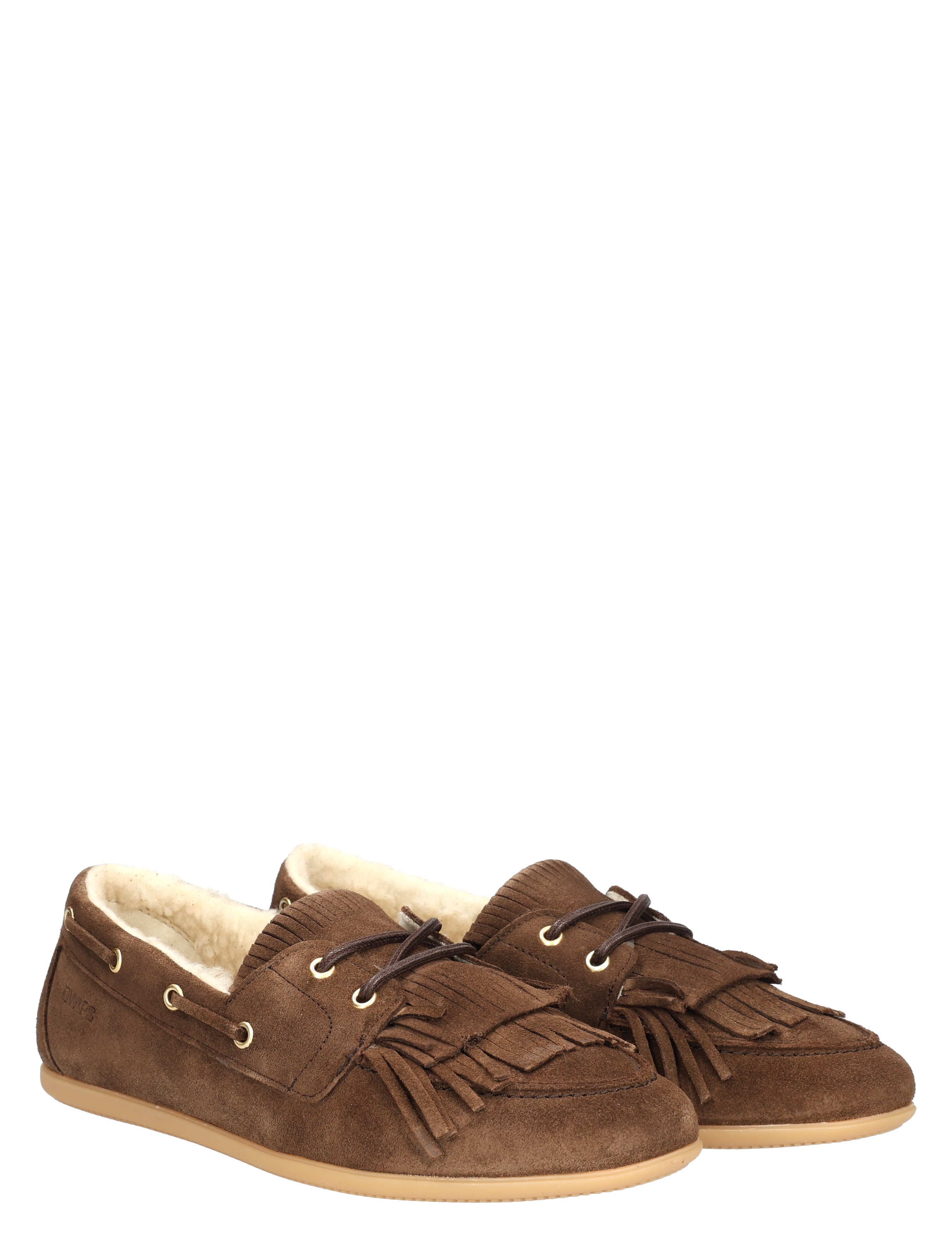 DWRS Label - Latty Fringes B11975-03 8725 Dark Brown - Dames - Sneakers - Lage Sneakers - 50361_22_5