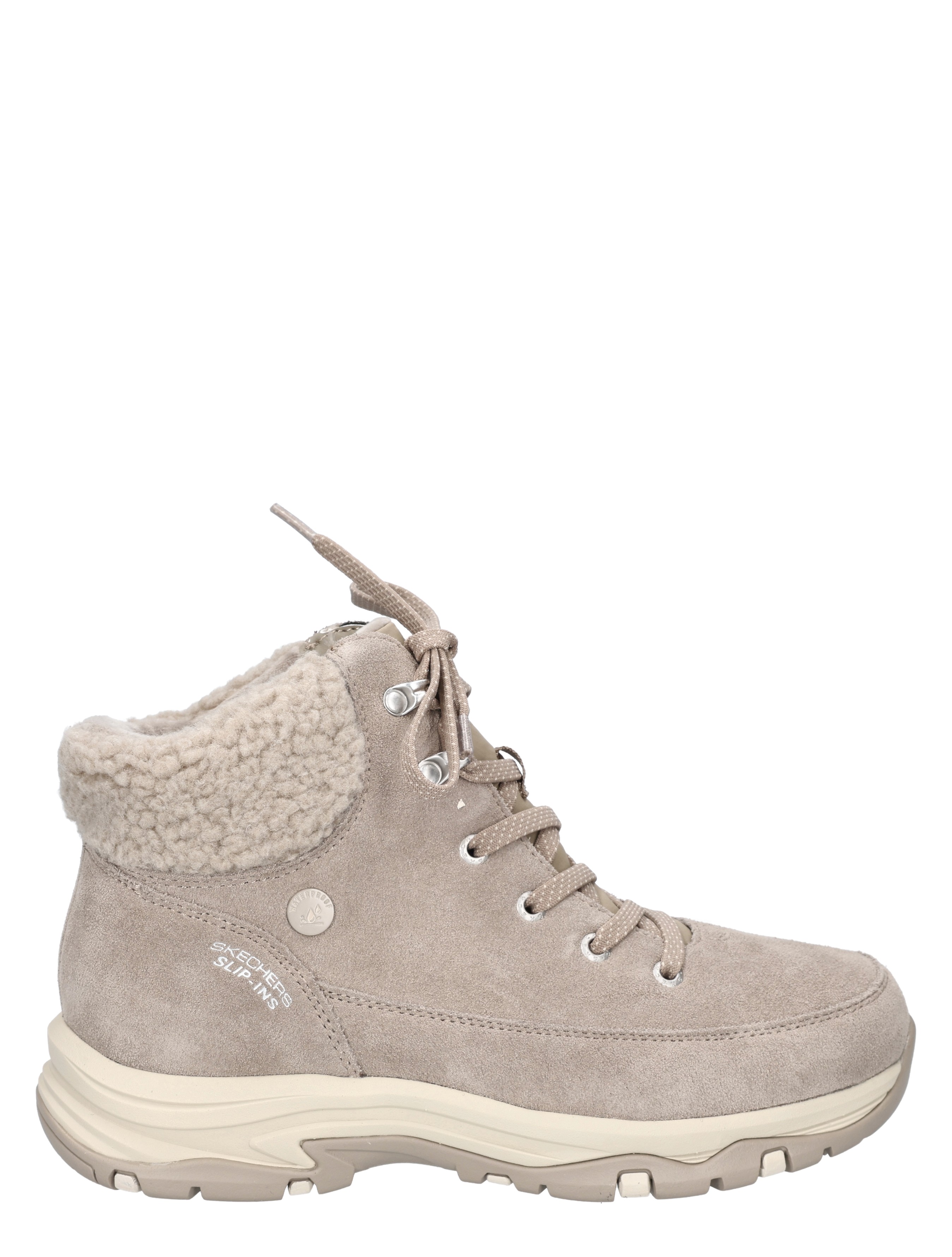 Skechers - Slip-In Waterproof Trego Snow Breeze Taupe - Dames - Boots - Veter Boots - 51595_99_1