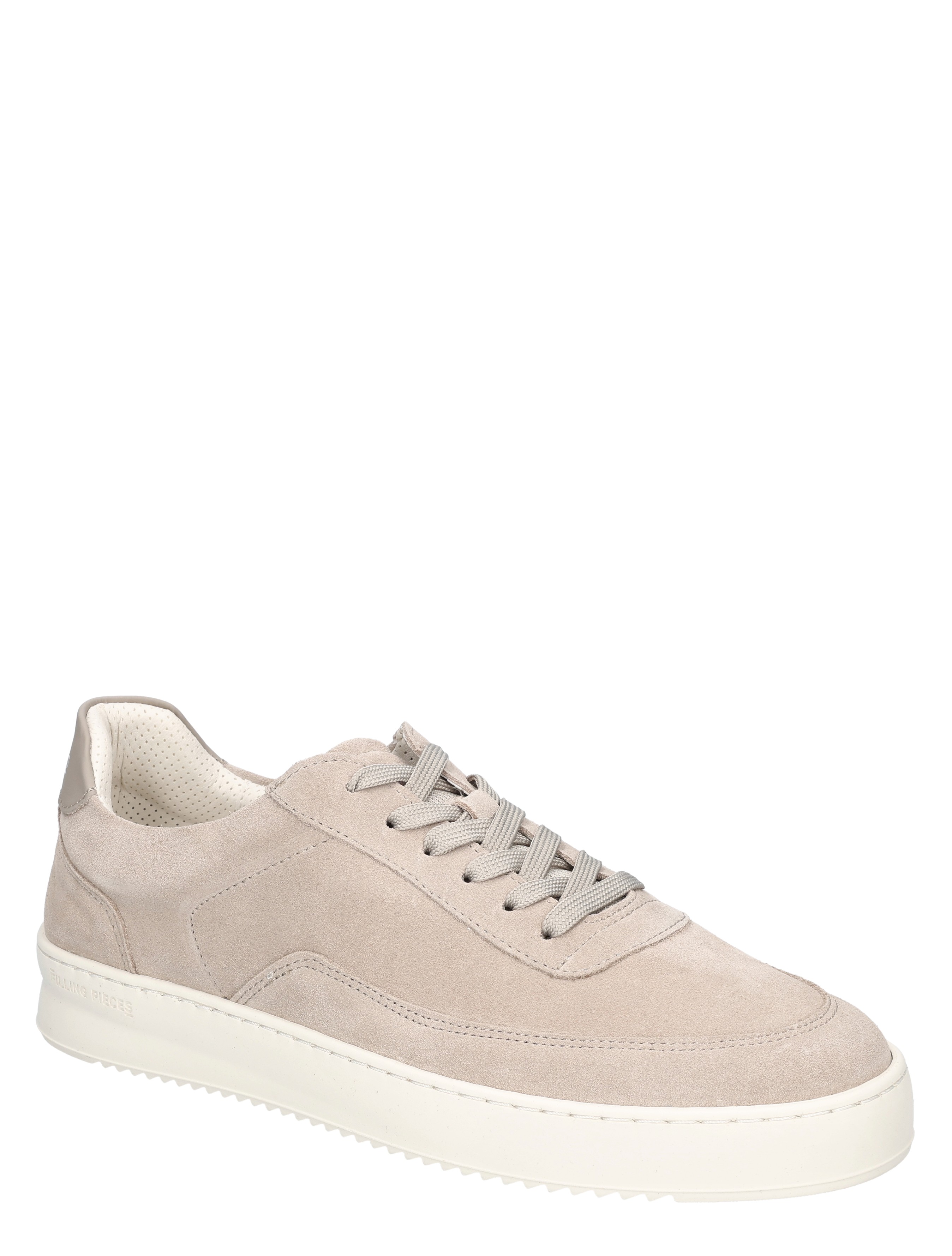 sneaker, laufschoen, suede, beige, witte zool