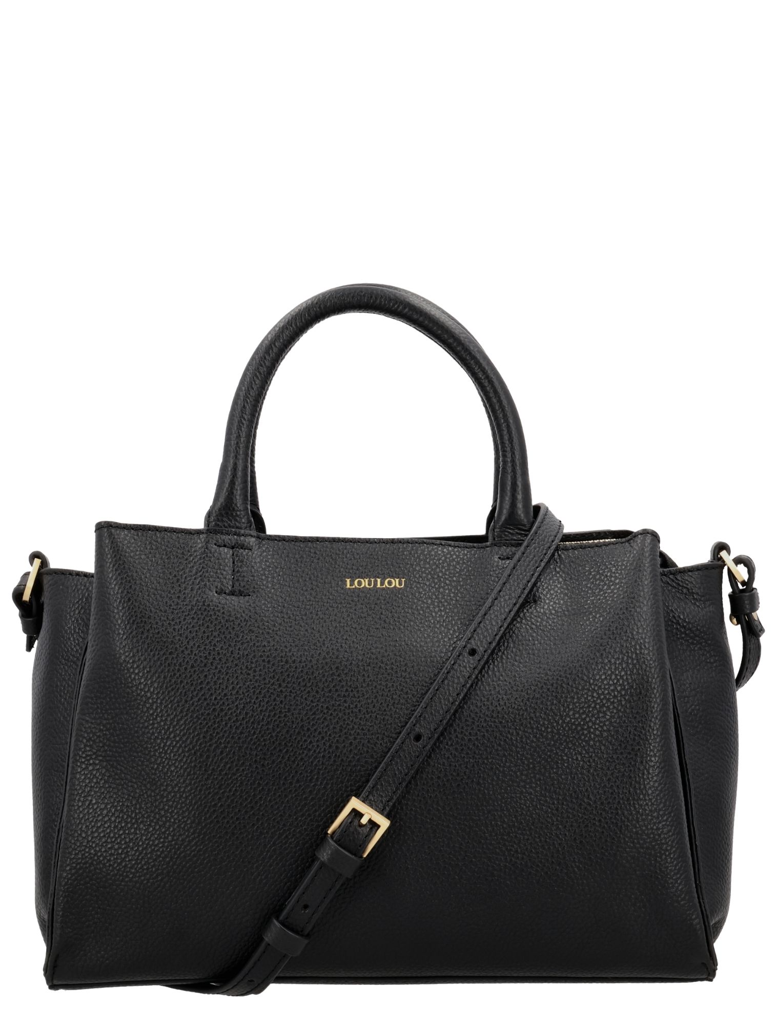 handtas, zwart, leer, tassen, schoudertas