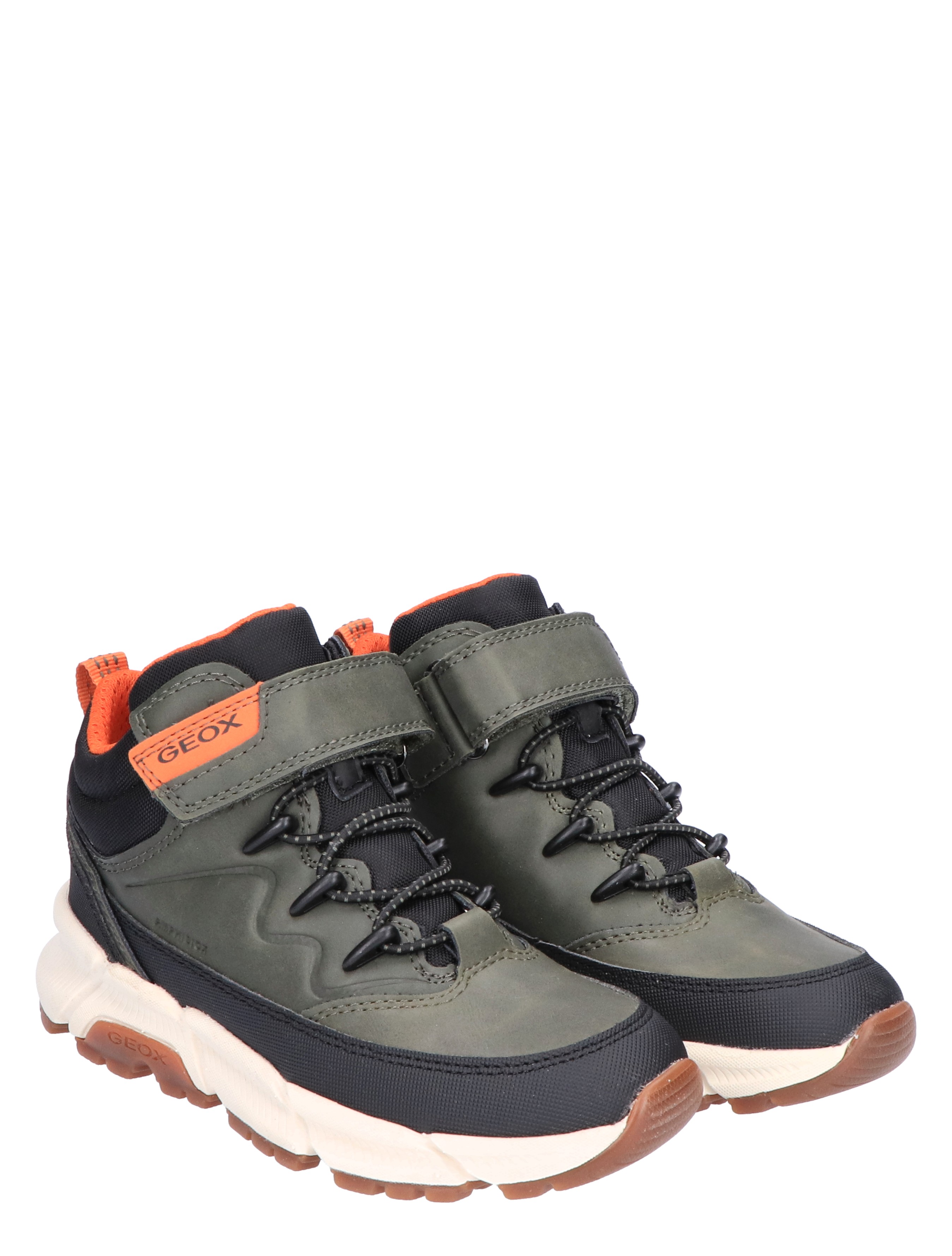 Geox - Flexiper Plus ABX Military Orange - Meisjes - Jongens - Veter Boots - Boots - Boots - Veter Boots - 45410_66_5