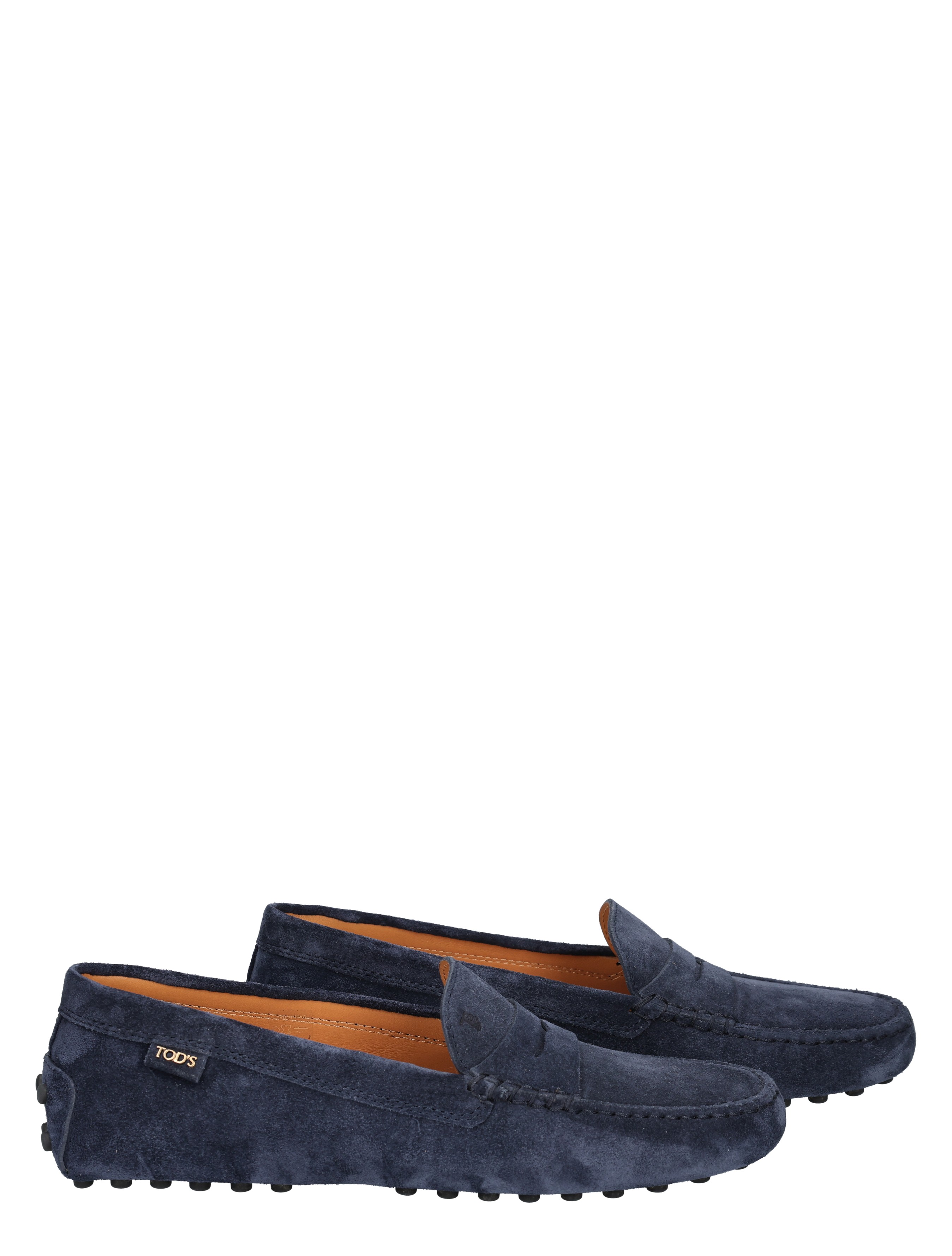 Tods - Gommino in Suede U824 Blue - Dames - Loafers - 49660_33_6