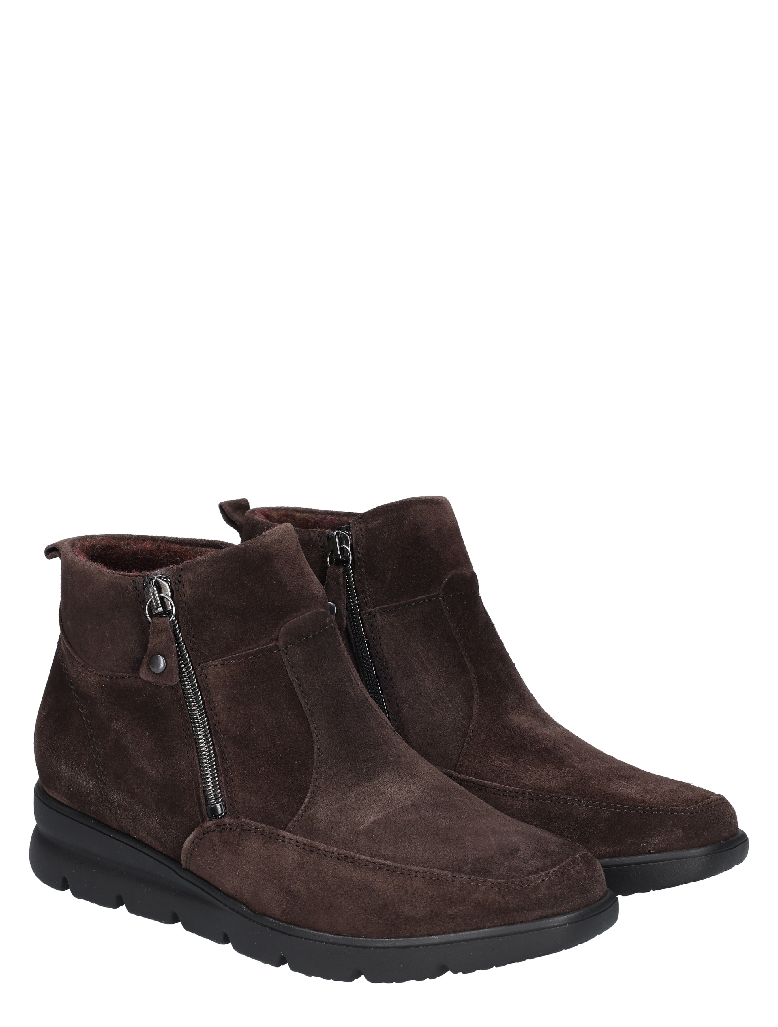 laarzen, suede, bruine, zilver_rits, casual_boots