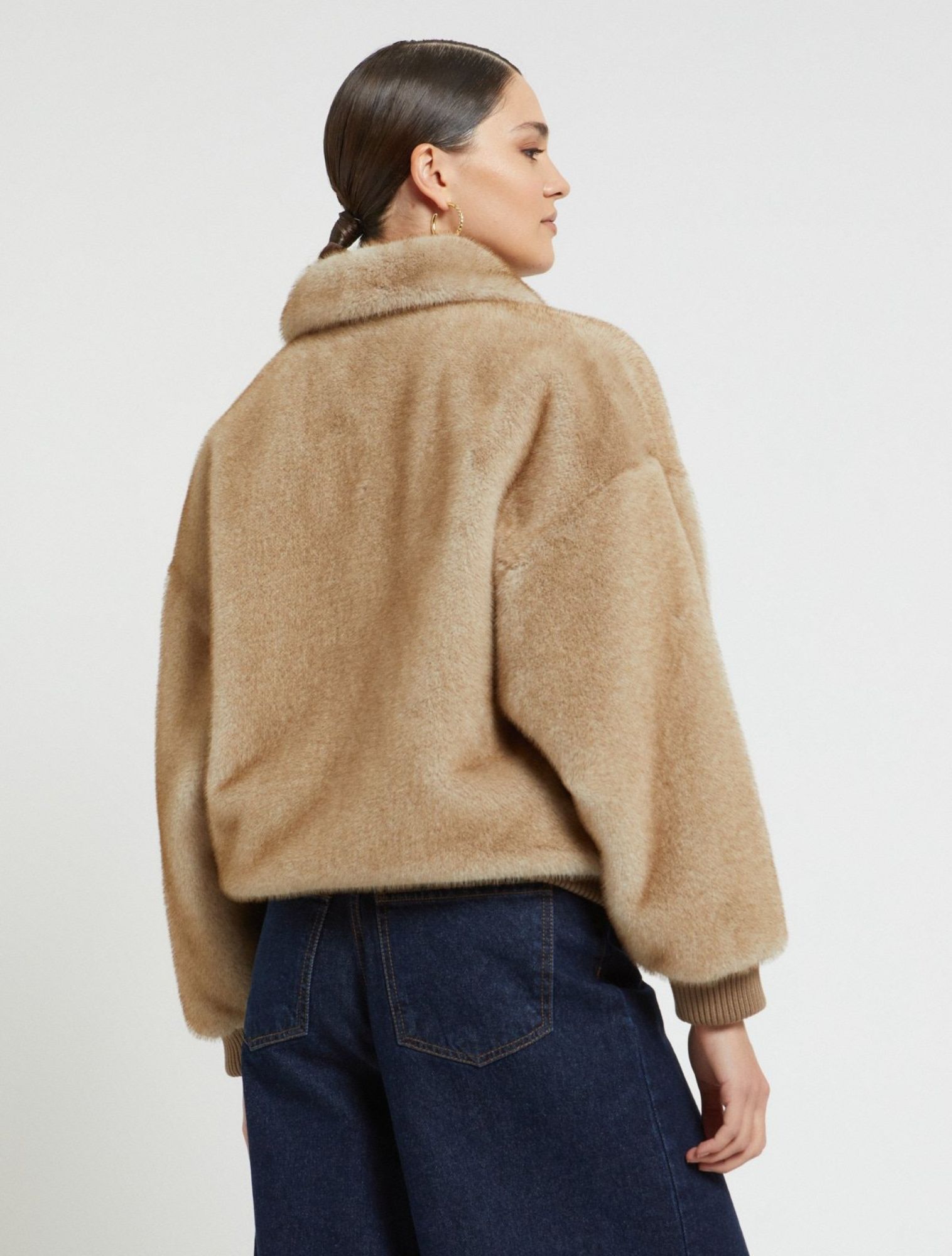 OttodAme - DJ0058 Beige - Dames - Jassen en Jacks - 48311_77_3