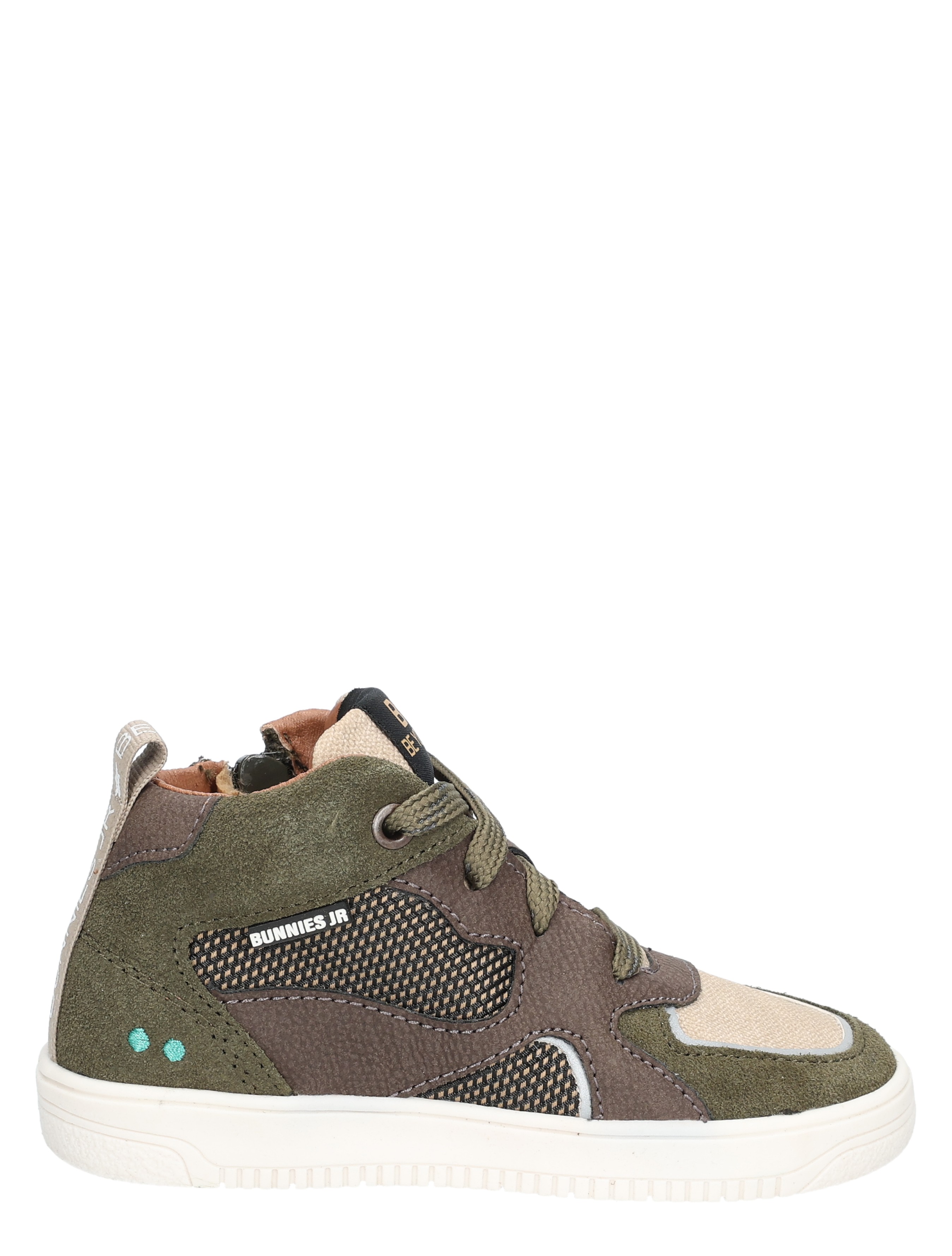 Bunnies - Moos Mellow 225656 469 Army Green - Jongens - Sneakers - Hoge Sneakers - 48508_66_1