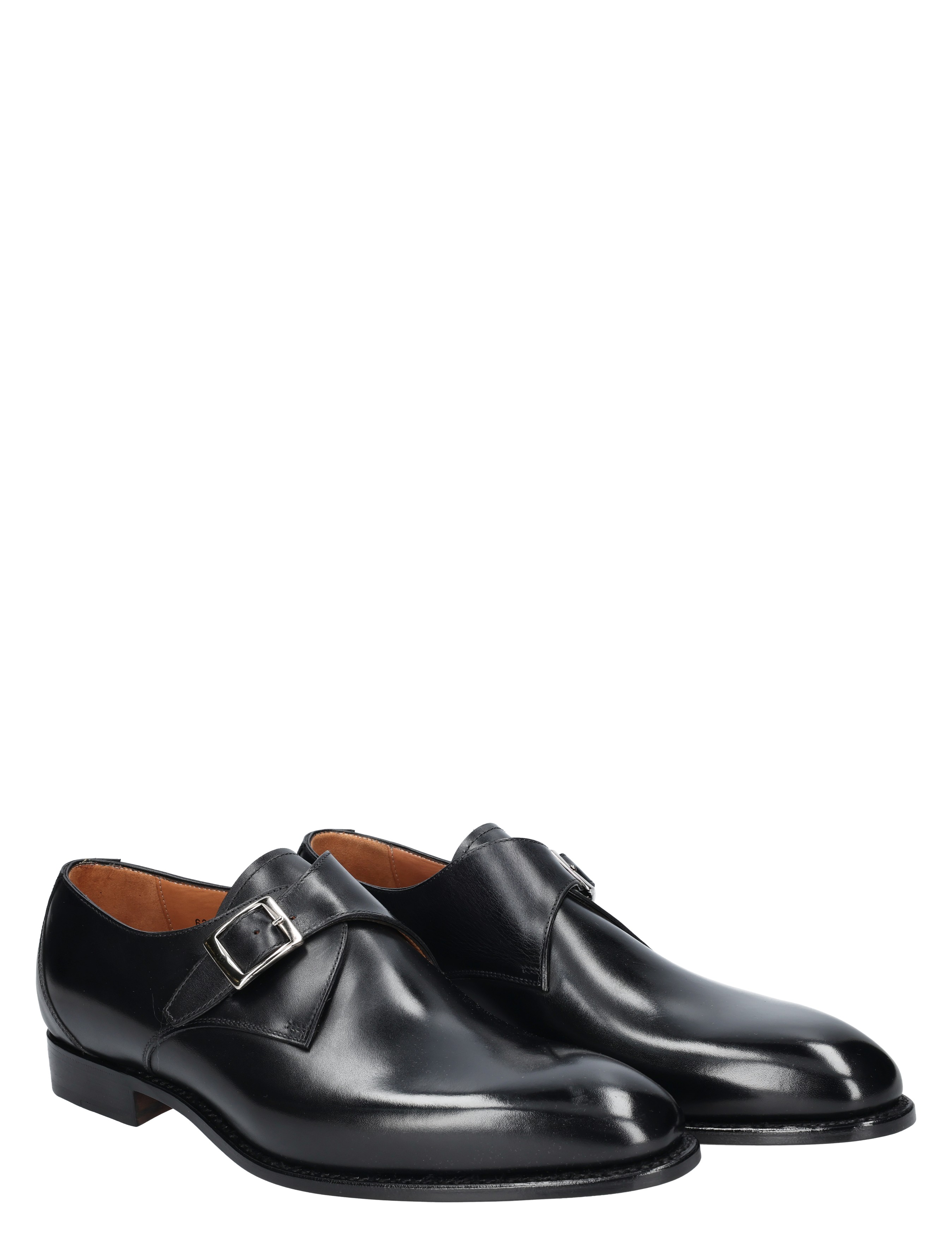 lederen schoenen, monk strap, zwart, riemsluiting, lakleder