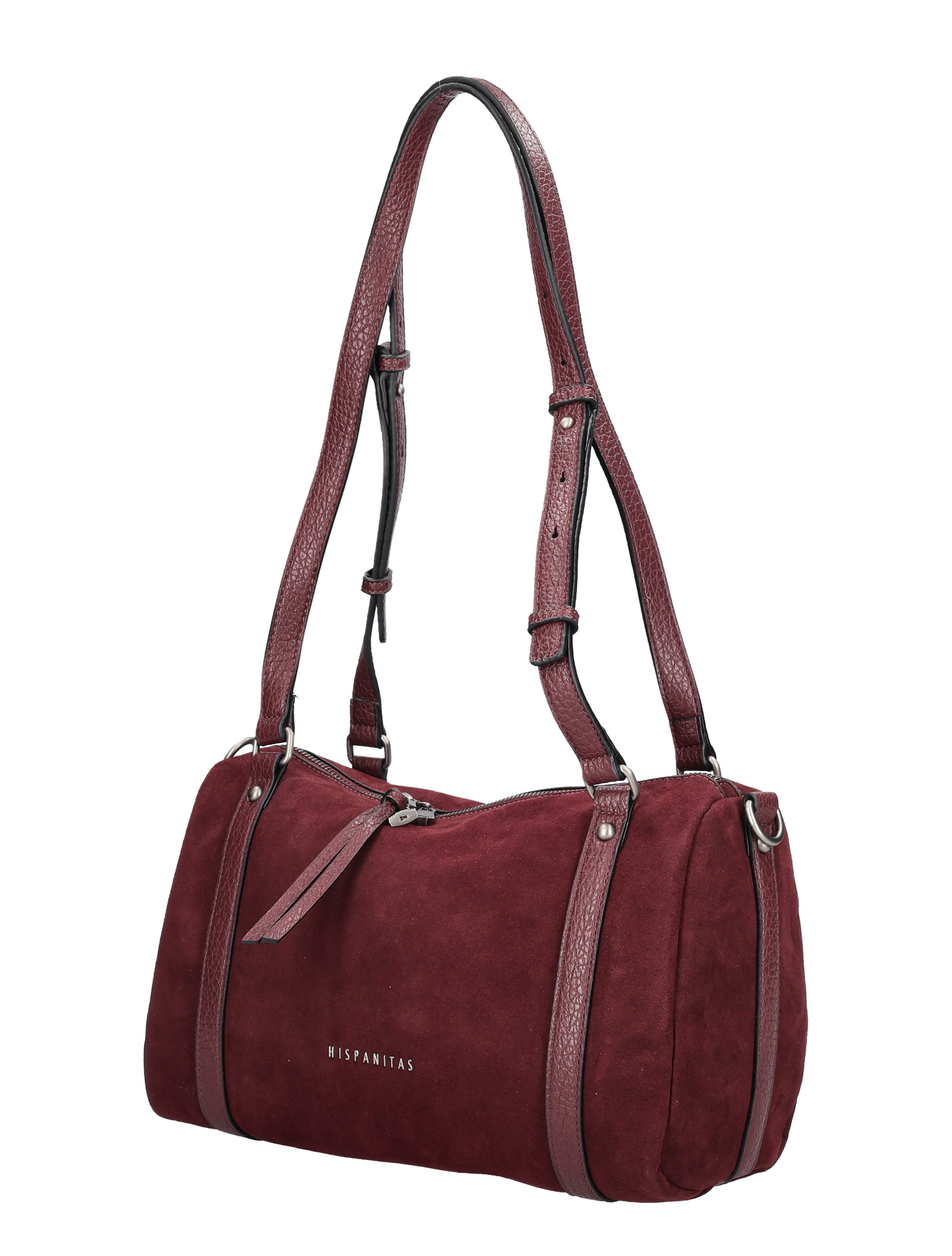 Hispanitas - BI264936 Suede Bordeaux - Dames - Schoudertassen - 52066_42_2
