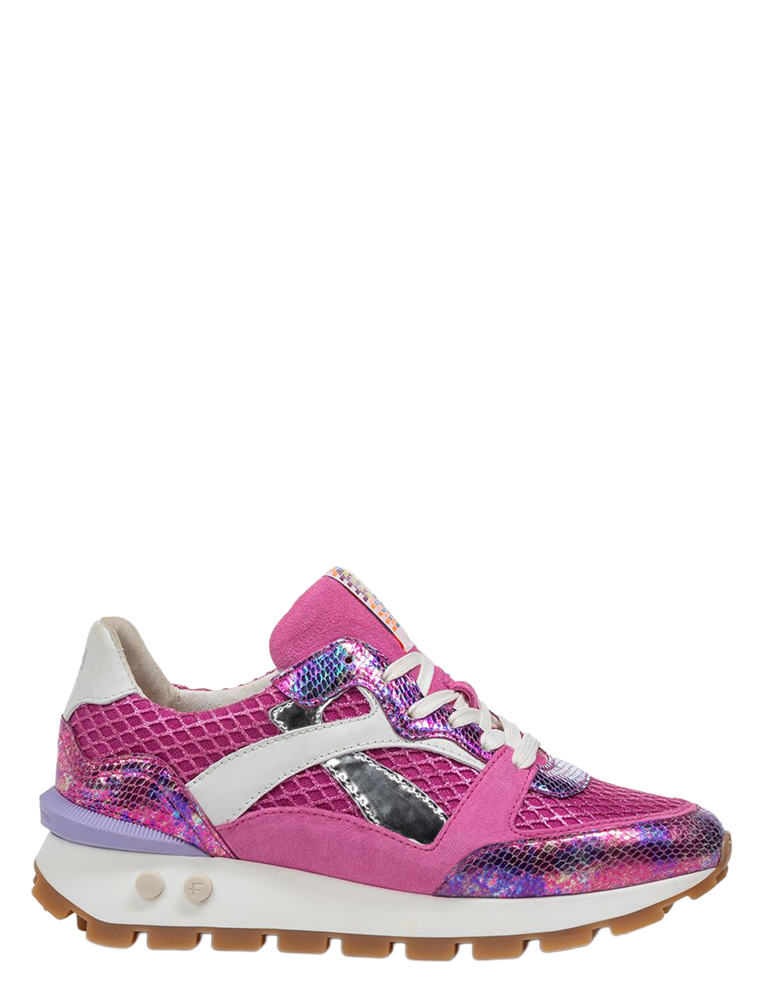 Floris van Bommel - Blokki 10157 07.06 Pink - Dames - Sneakers - Lage Sneakers - 51486_48_1