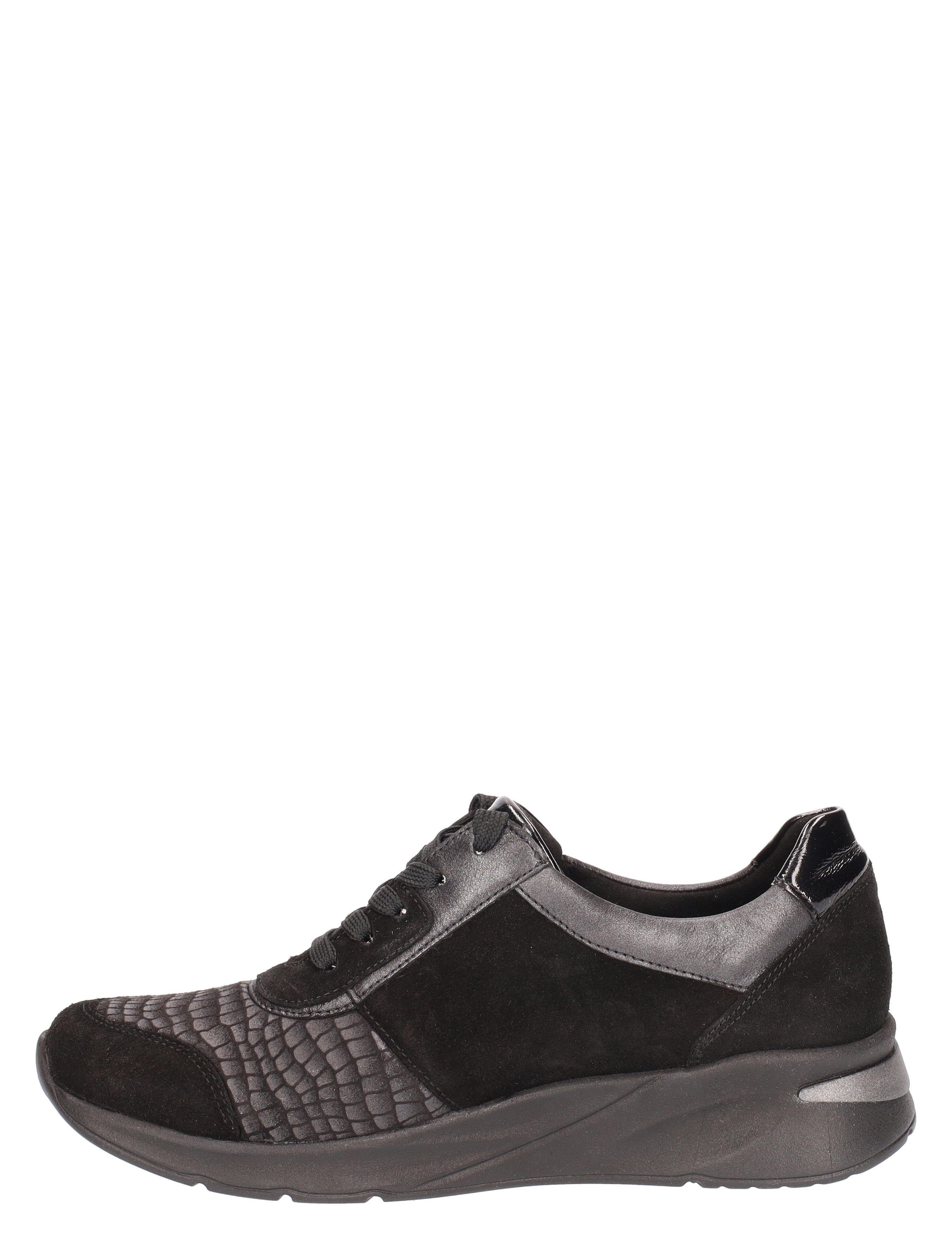 Waldlaufer - 715H02 Black H-Wijdte - Dames - Veterschoenen - Casual Veterschoenen - 42604_10_2