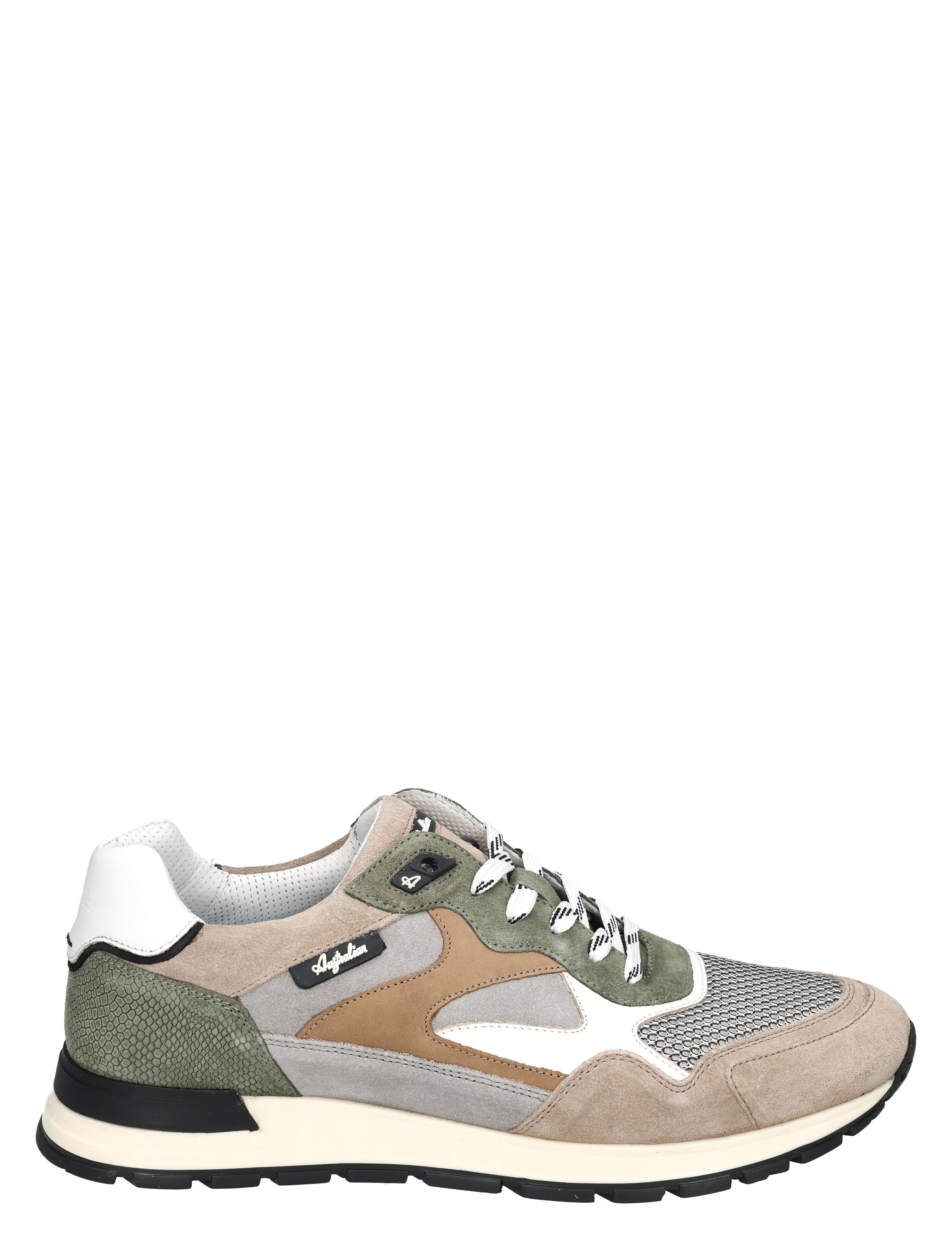 Australian - Tiago  15.1669.02.U02 Beige Green - Heren - Veterschoenen - Casual Veterschoenen - 50783_76_1