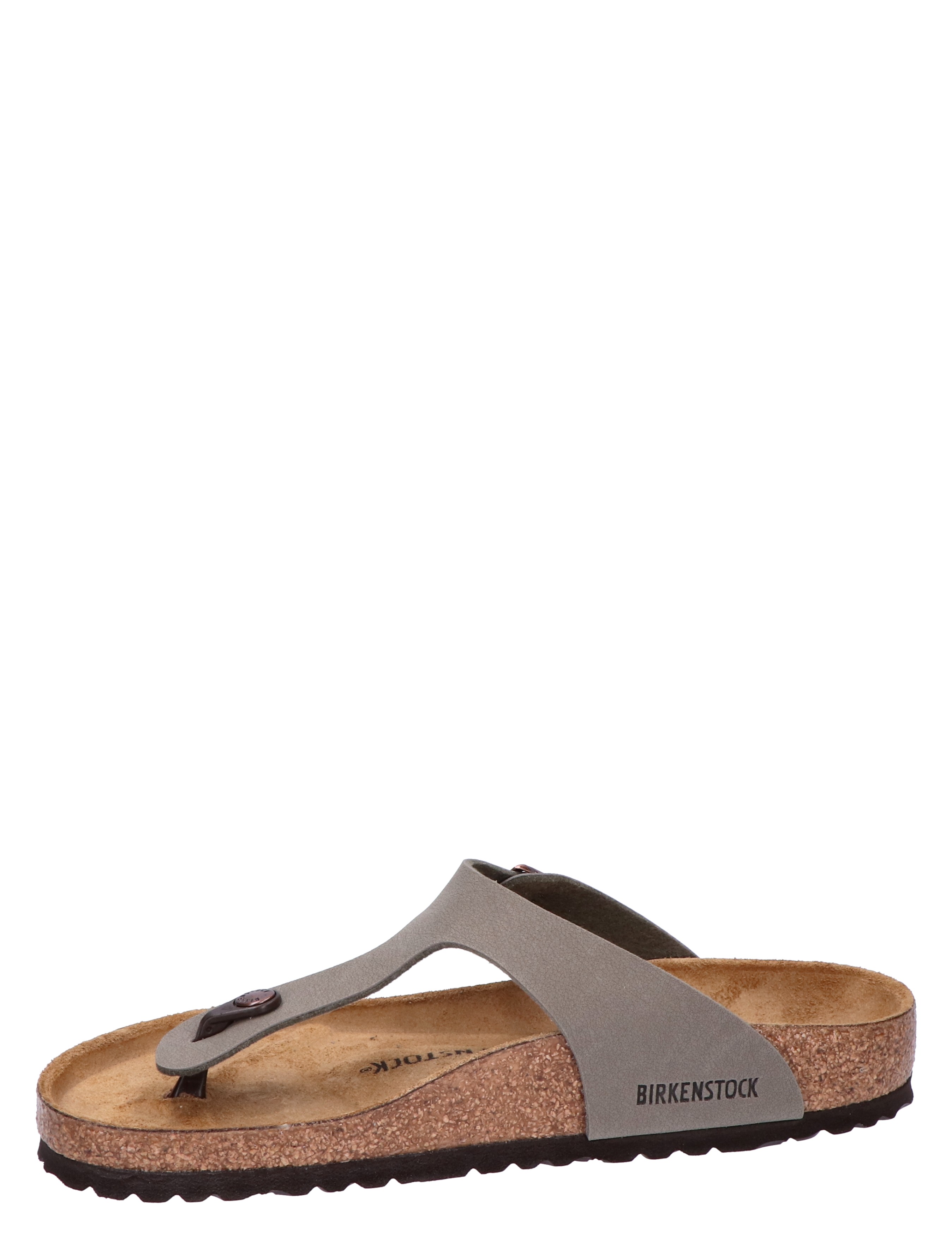 Birkenstock - Gizeh Stone Birko-Flor Regular - Heren - Slippers - 43750_99_4