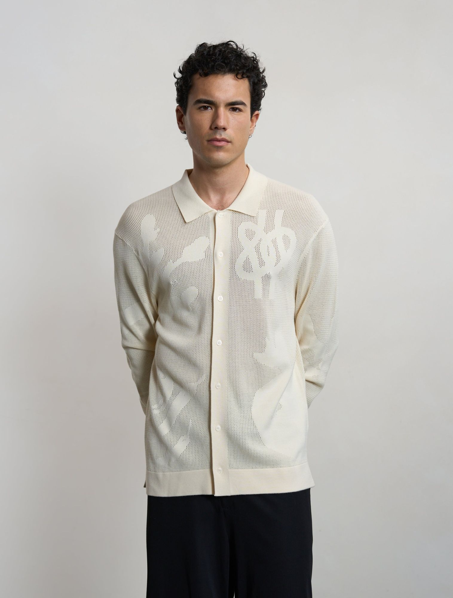 Filling Pieces - Breaking Bread 303 Antique White - Heren - Truien & Sweaters - 49890_77_4