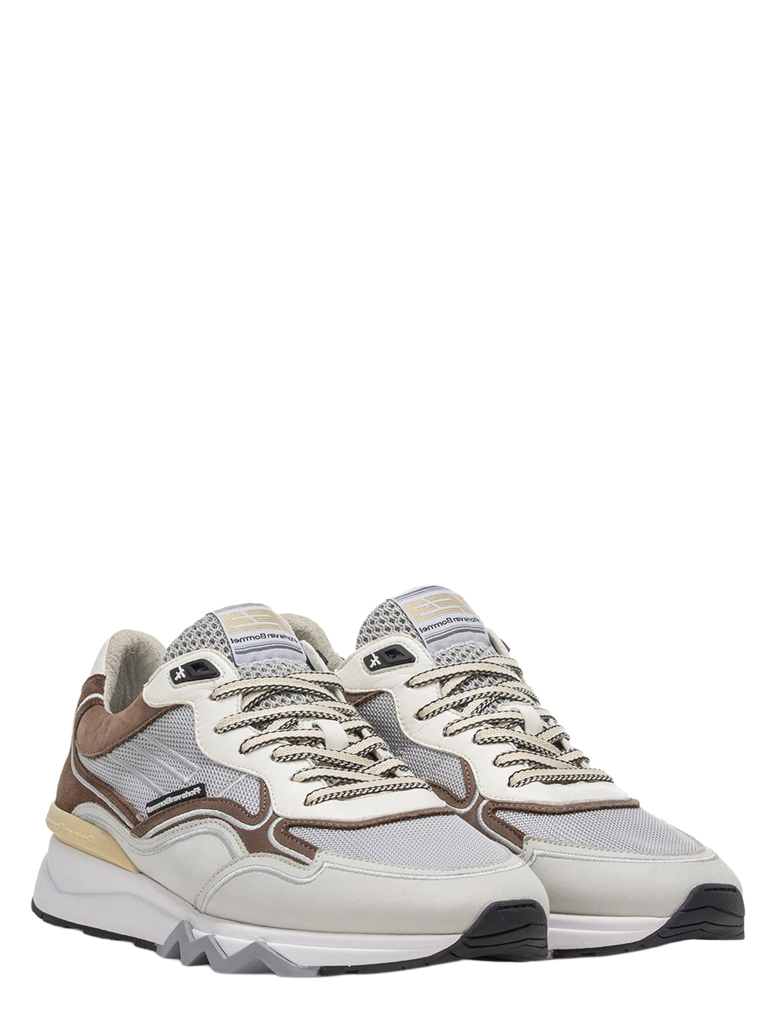 Floris van Bommel - De Zager 10198 03.03 Taupe G+Wijdte - Heren - Lage Sneakers - Sneakers - 51420_77_2