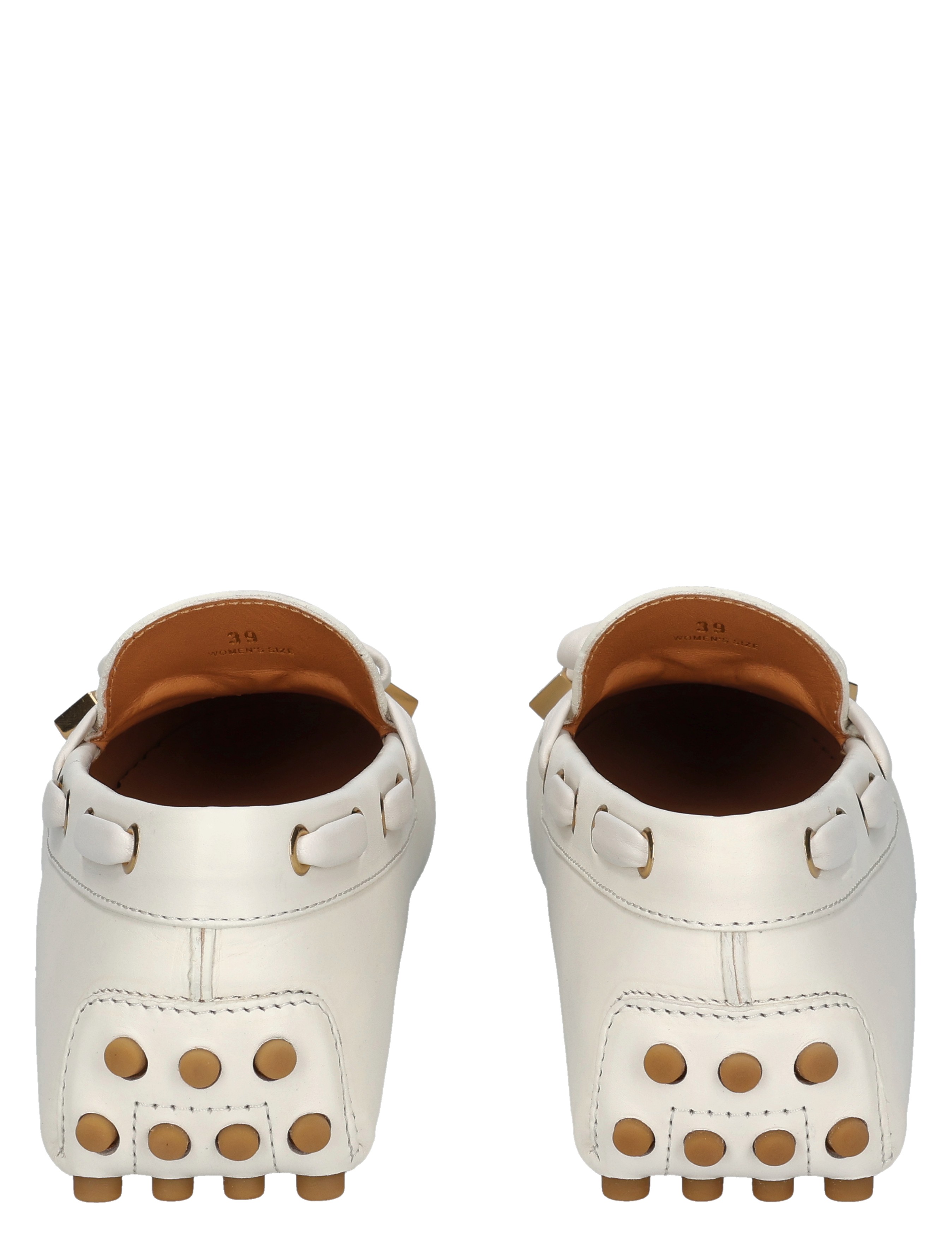Tods - Gommino in Leather B015 White - Dames - Loafers - 49662_88_7