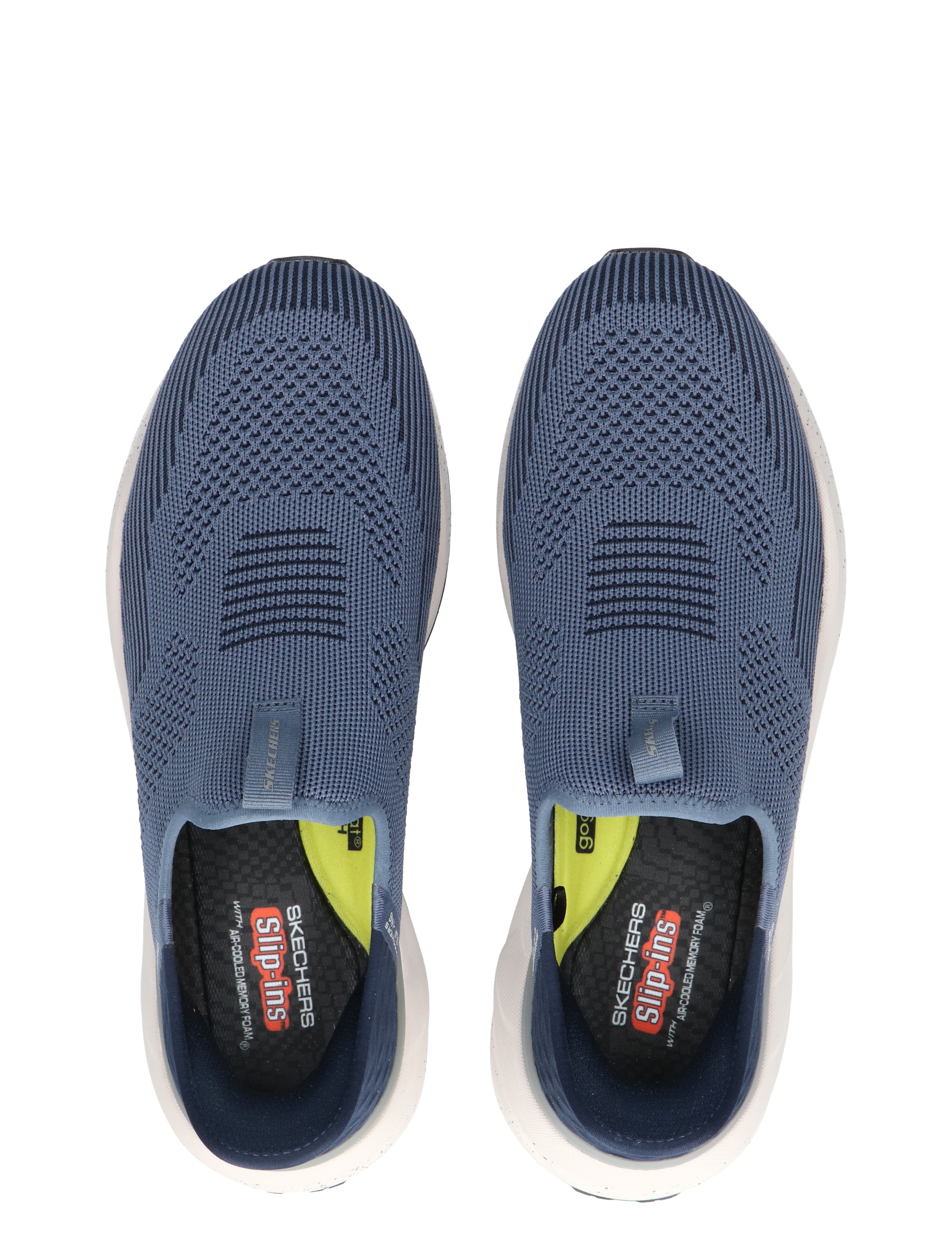 Skechers - Bogdin Slip In Blue Navy - Heren - Sneakers - Slip On Sneakers - 41157_33_7