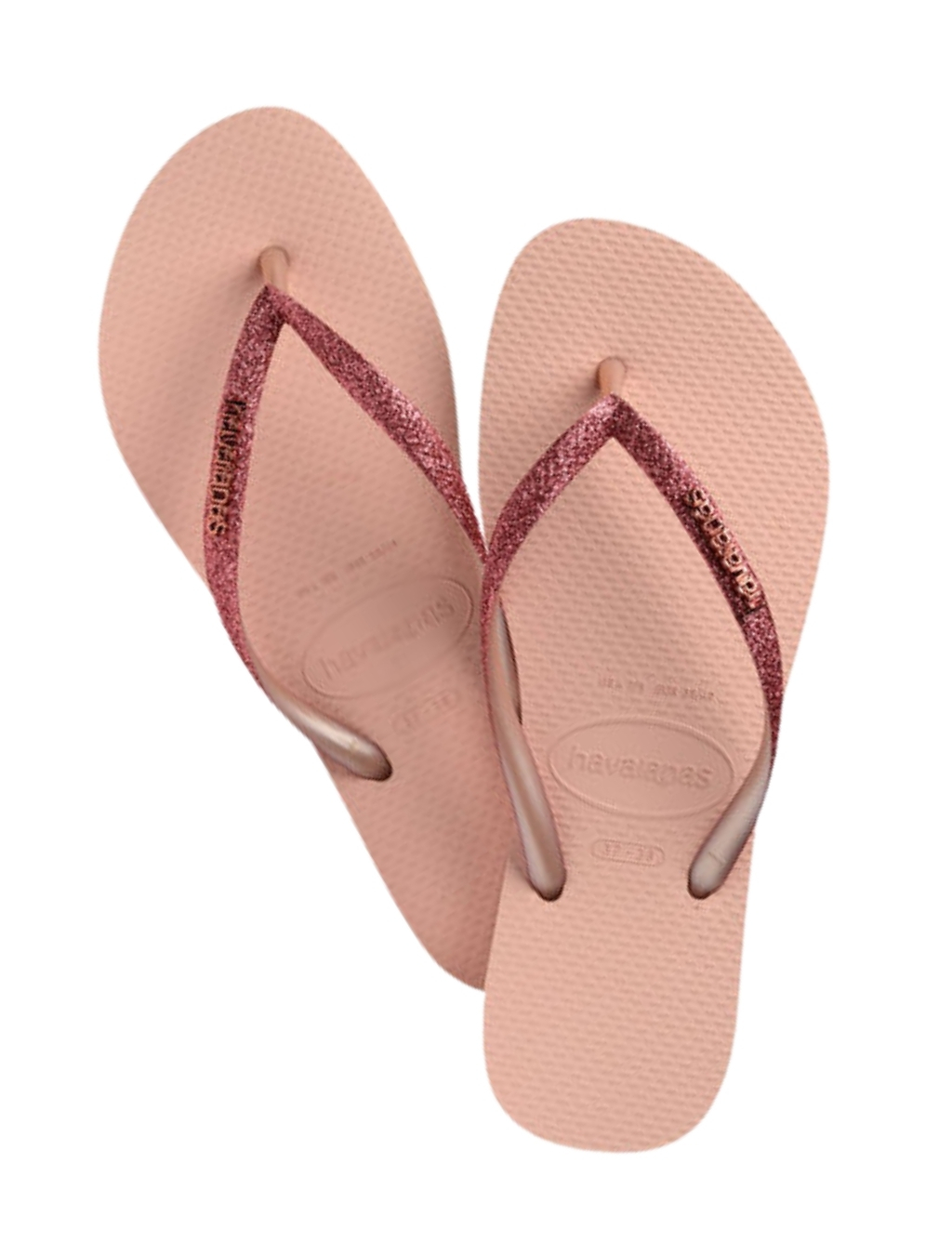 Havaianas - Slim Glitter II Pink Pink - Dames - Slippers - 47234_48_4