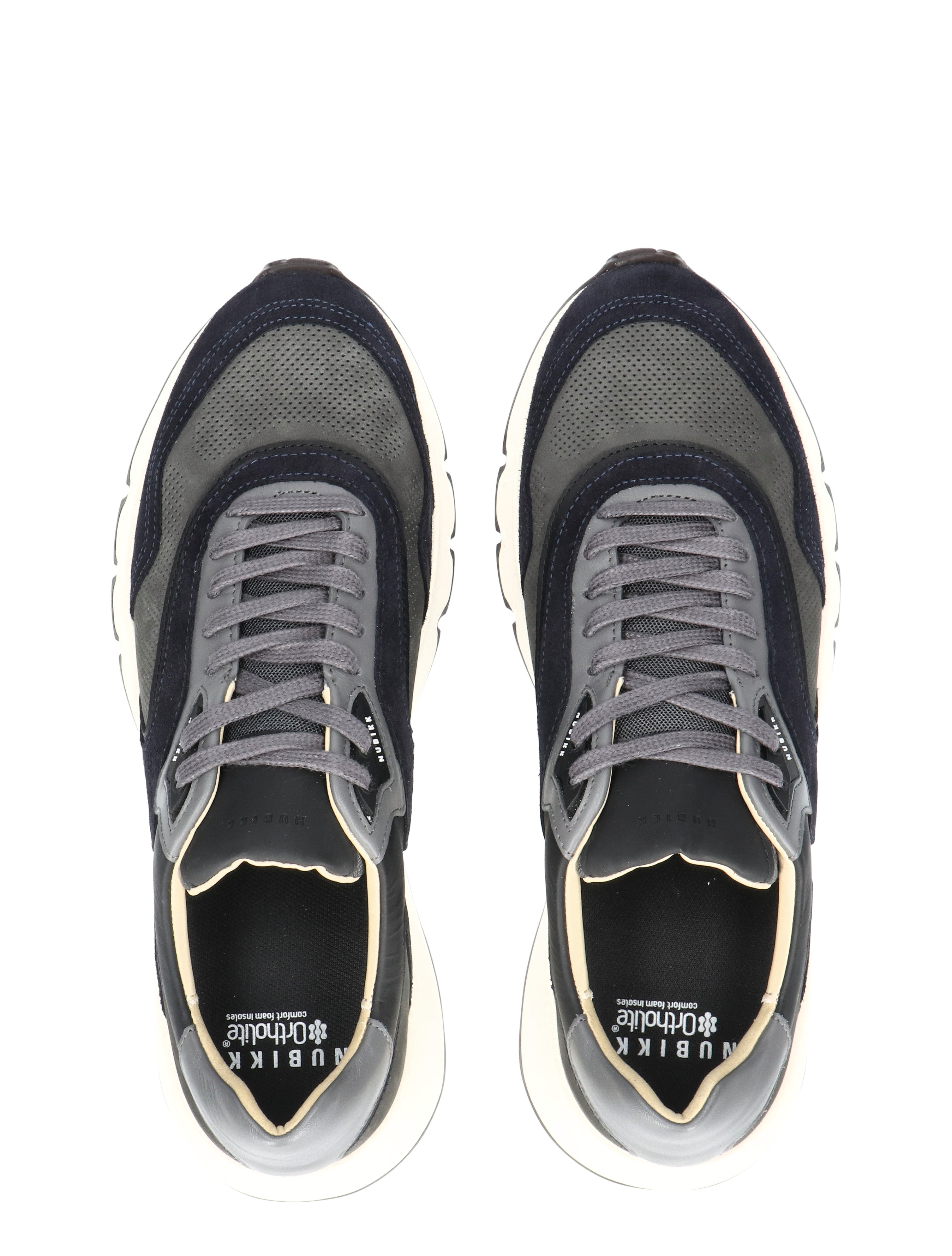 Nubikk - Luca Noa Men Blue Combi - Heren - Lage Sneakers - Sneakers - 51035_36_8