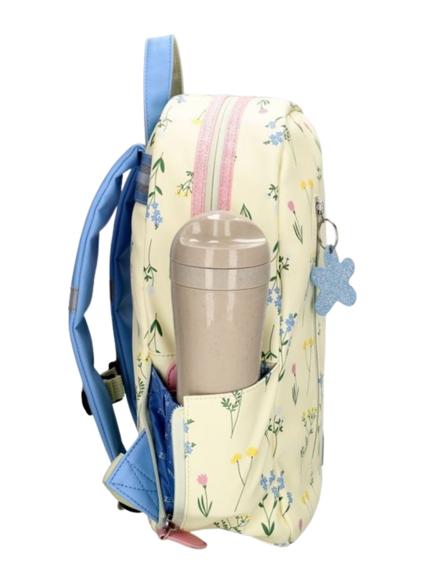 Zebra - Saar Bloemen Creme - Meisjes - Rugtassen - 49908_77_5