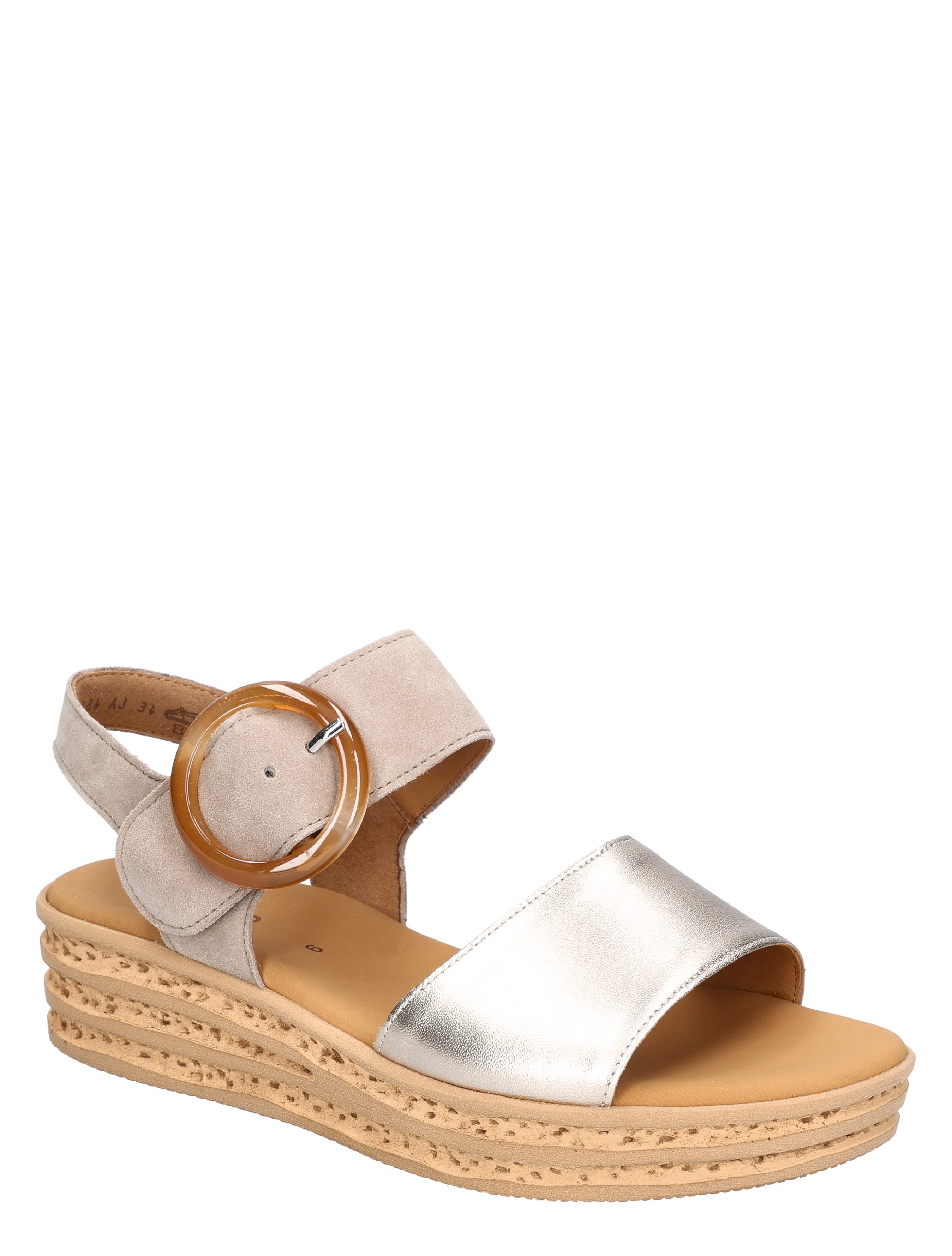 Gabor - 84.550.62 62 puder/rabbit - Dames - Sandalen - 50677_77_3