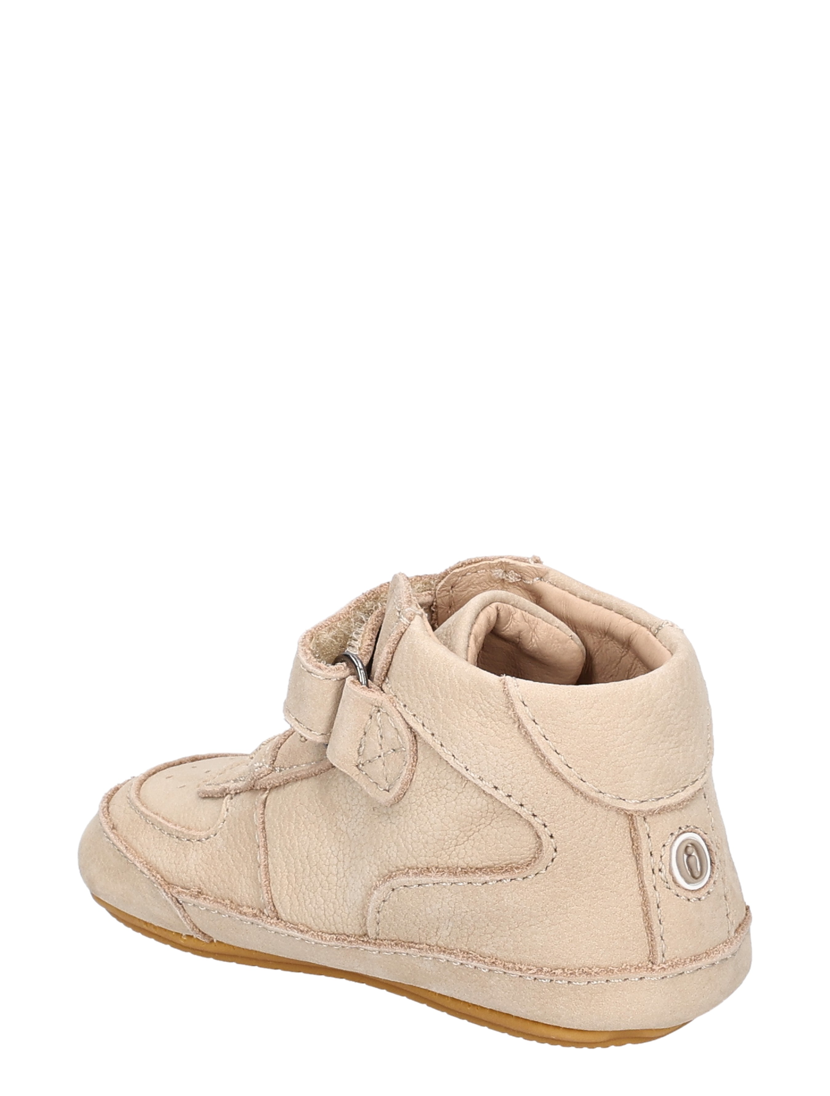 baby, boot, bootie, beige, leder
