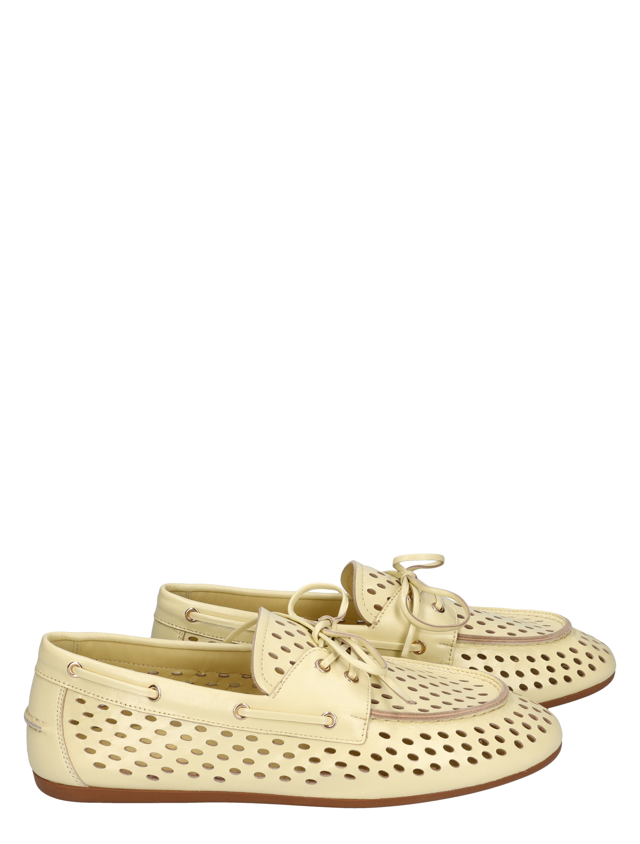 Toral Shoes - Karmel Nappa Iris Soft Yellow - Dames - Veterschoenen - Casual Veterschoenen - 50653_55_5