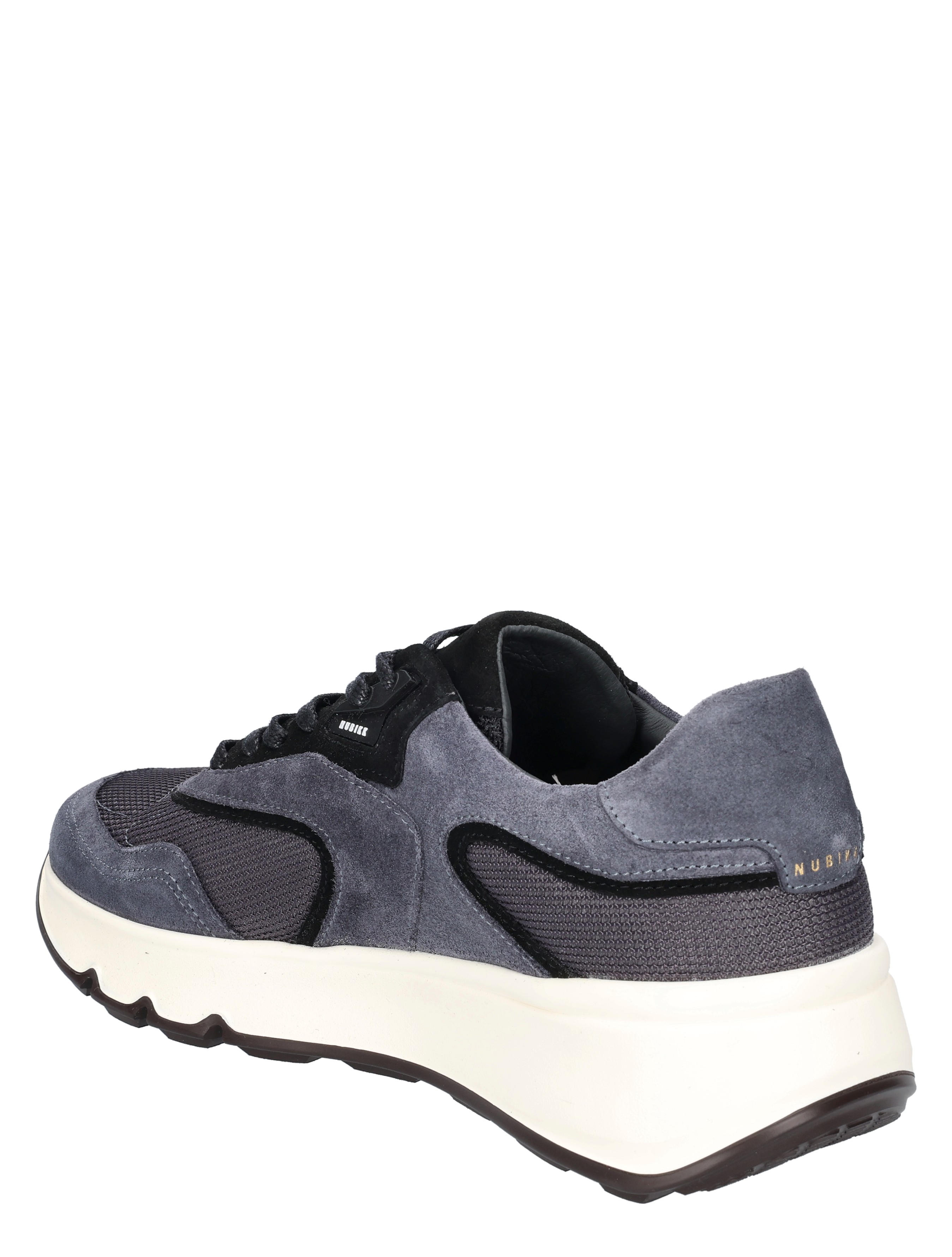 sneaker, wedge sole, suede, grijs, dames sneaker