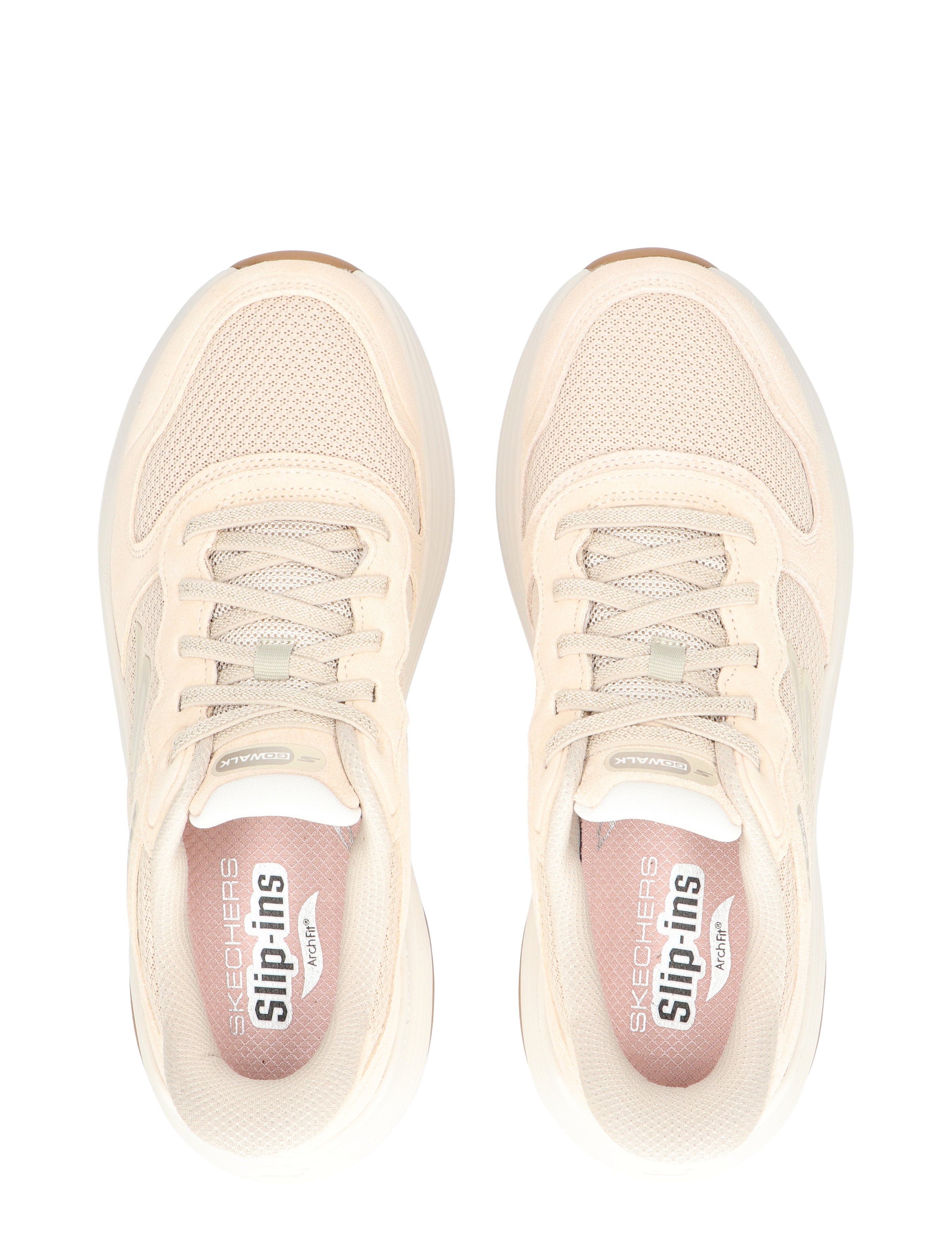 Skechers - Slip In Go Walk Stability 125963 Taupe - Sneakers - Dames - Lage Sneakers - 48197_77_7