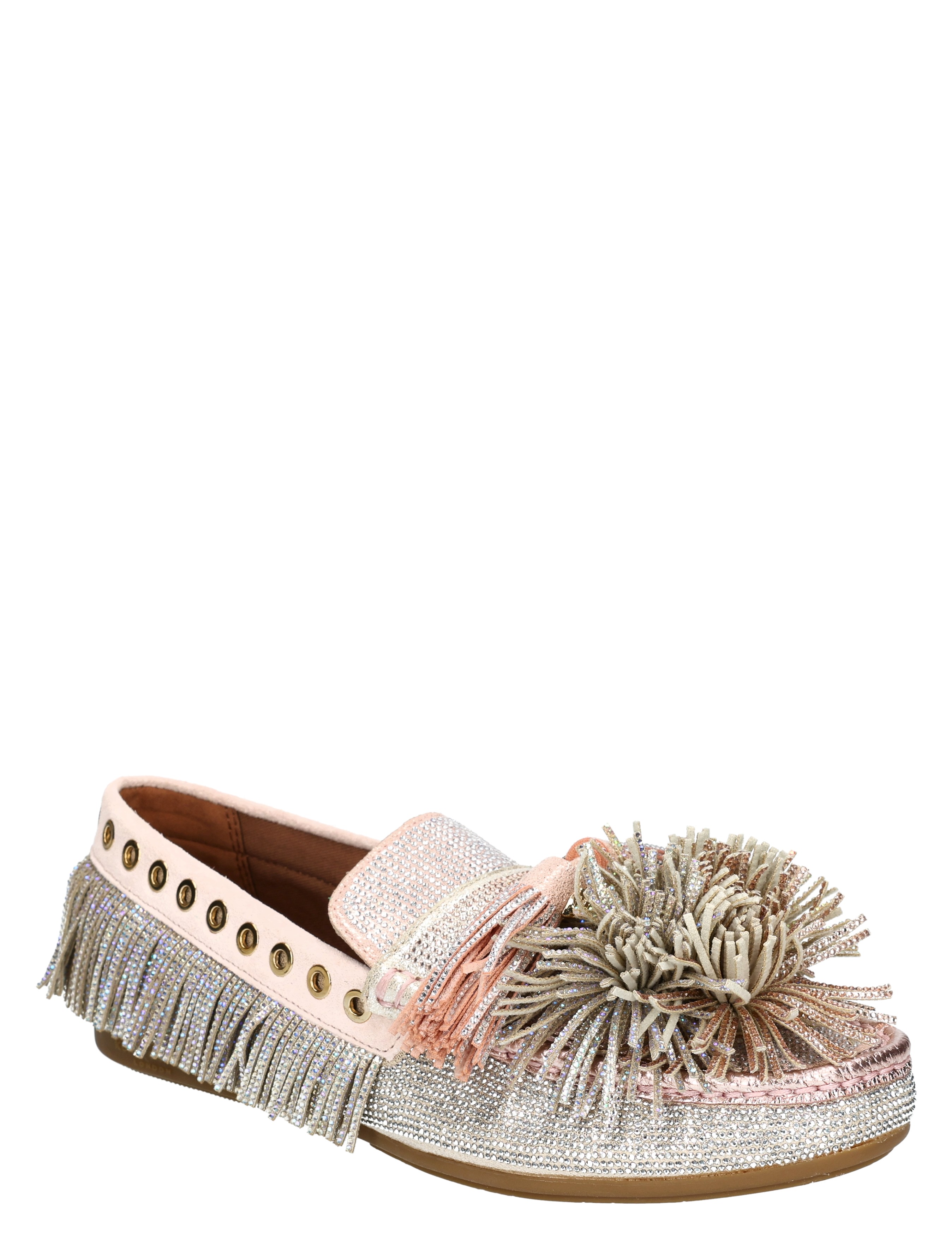 Kurt Geiger - PomPom Moccasin Metal Combi - Dames - Loafers - 49596_53_3