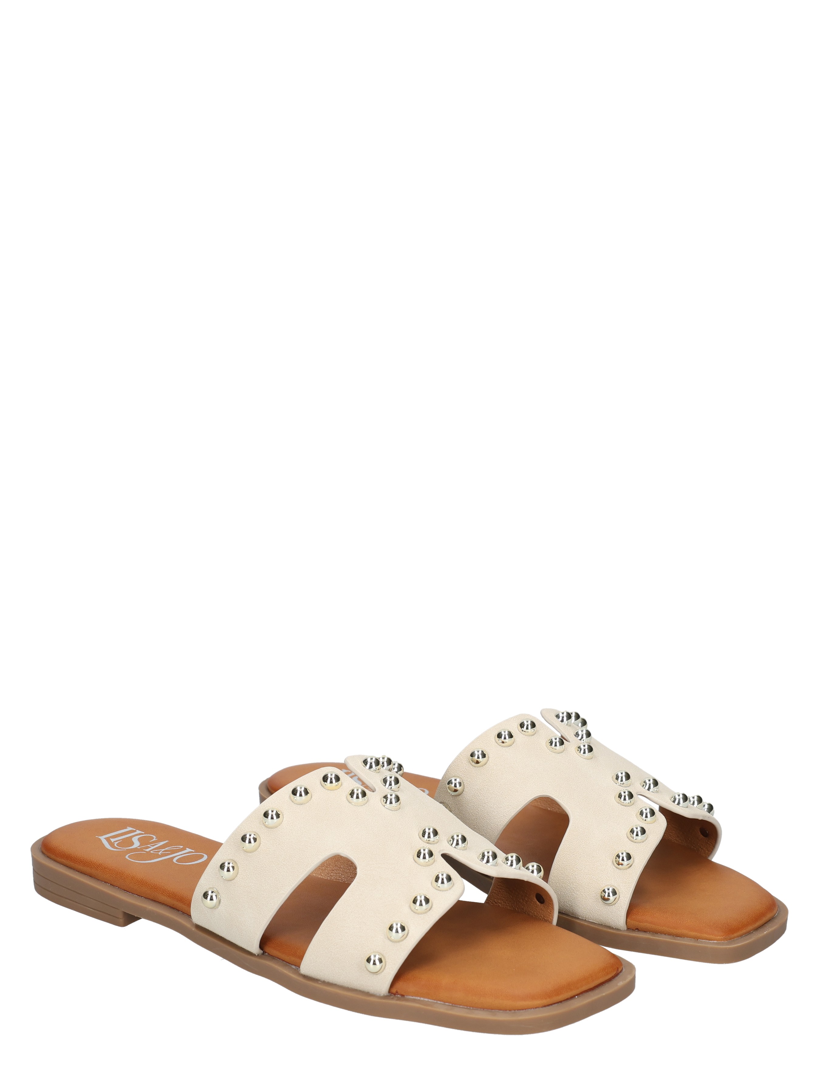 Lisa & Jo - Zakiya Beige - Dames - Muiltjes - 50200_77_6