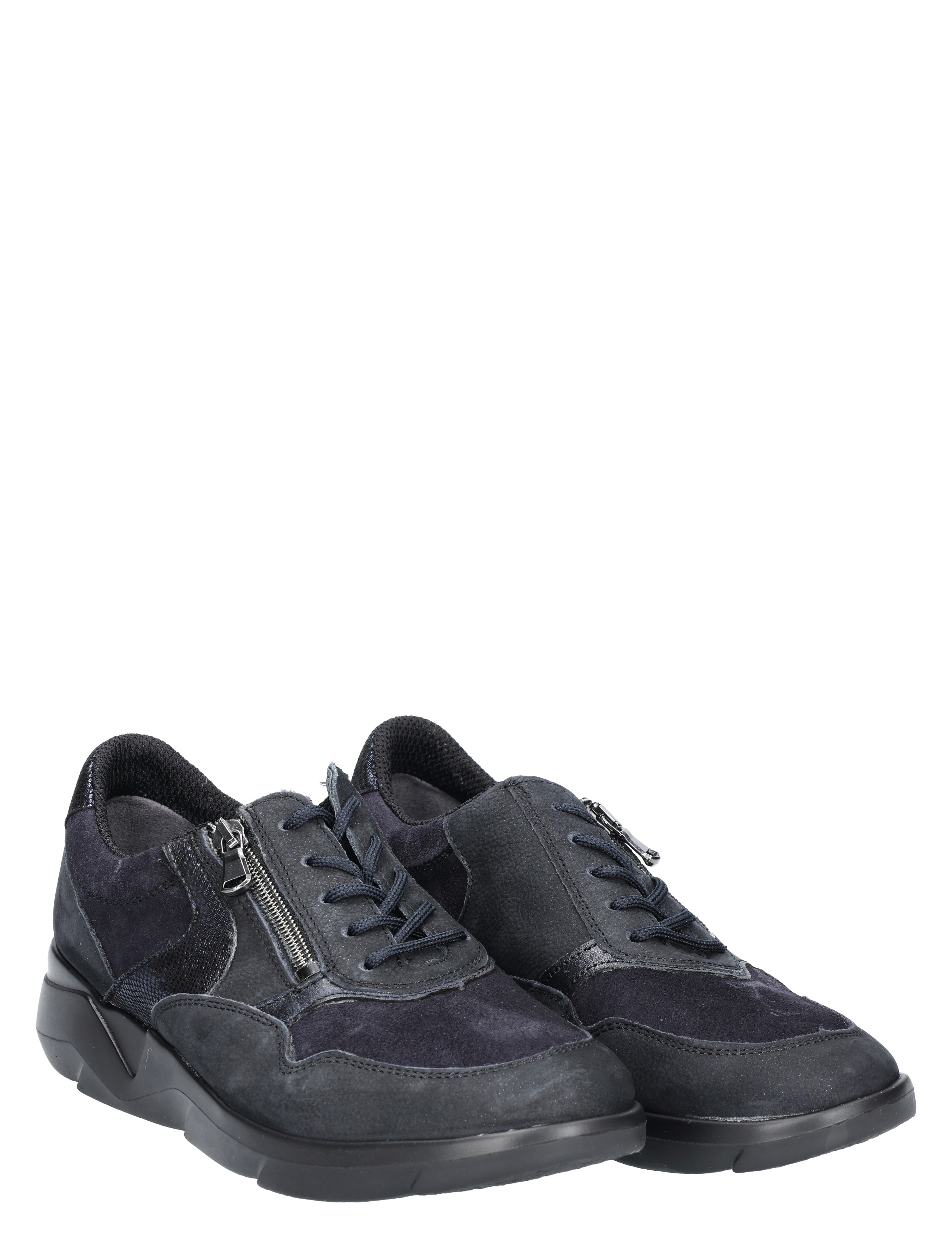 Waldlaufer - 668001 Blue K-Wijdte - Dames - Veterschoenen - Casual Veterschoenen - 48871_33_5