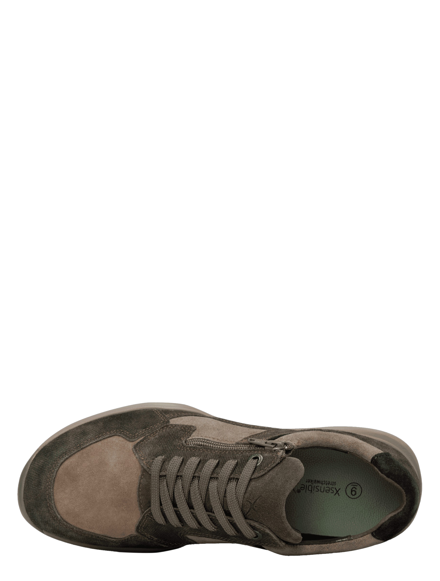 Xsensible - 30088.2 484 Moss / Taupe H-Wijdte - Heren - Veterschoenen - Casual Veterschoenen - 50488_26_4