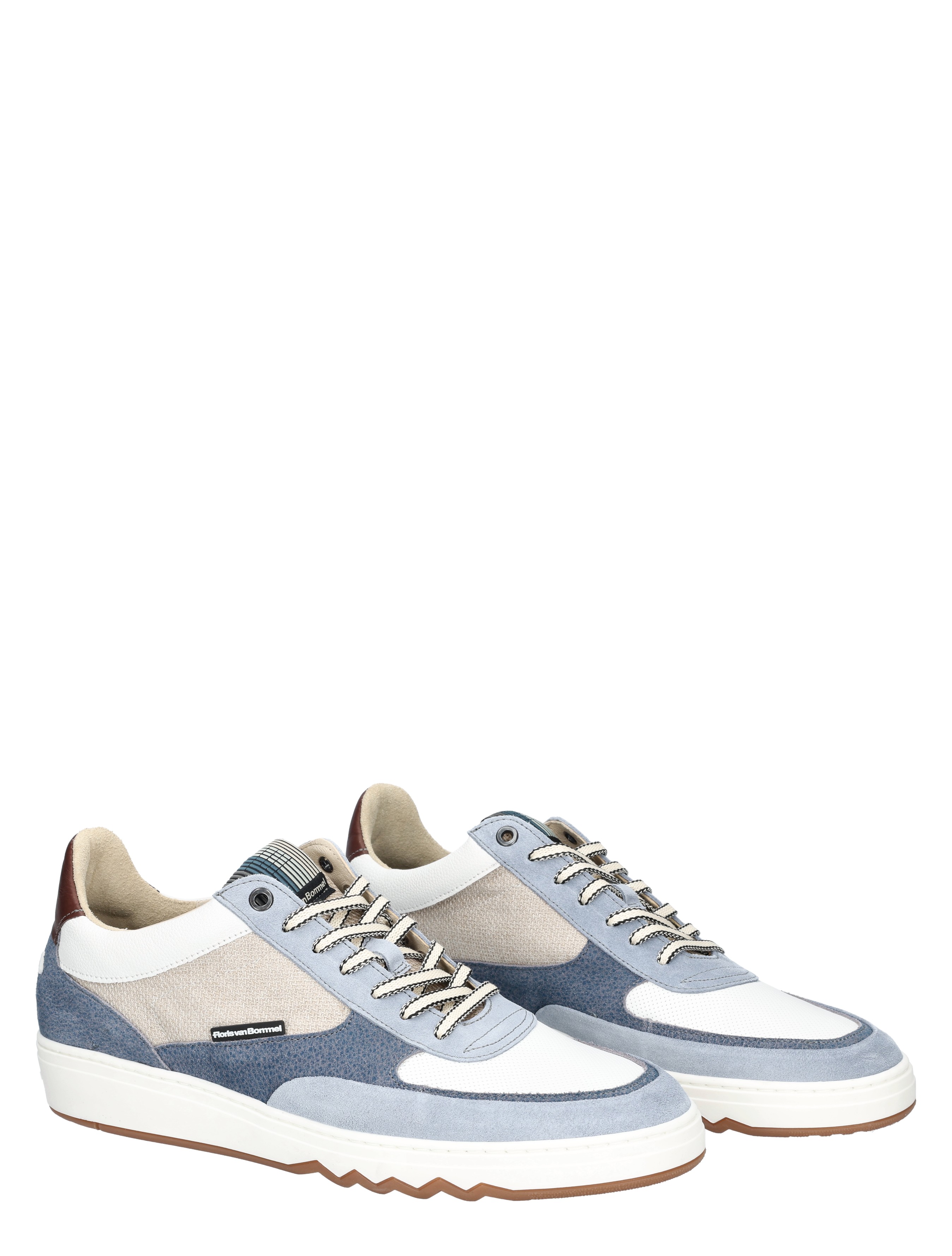 Floris van Bommel - De Kupster 10143 42-03 Light Blue G+ Wijdte - Heren - Lage Sneakers - Sneakers - 50656_38_5