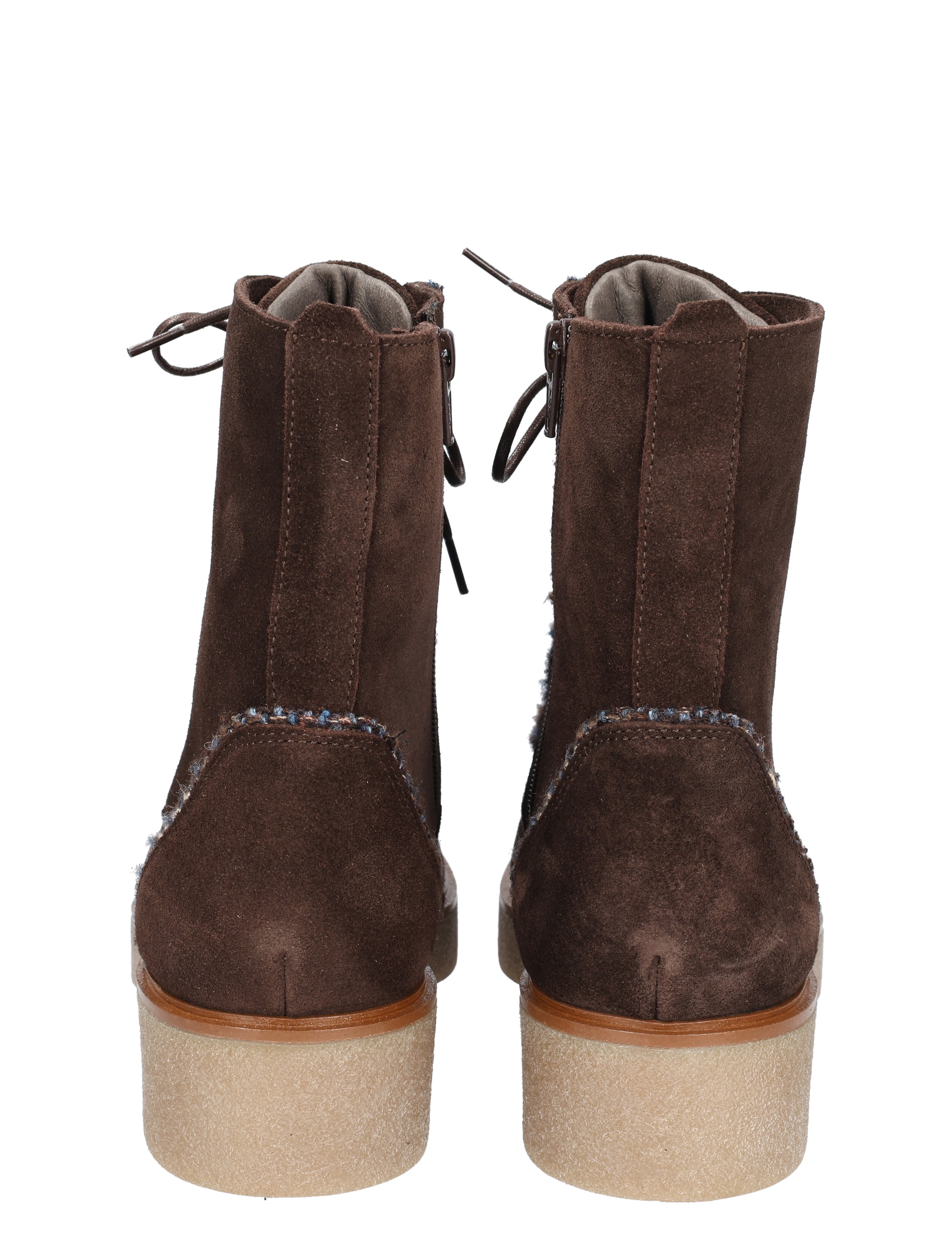 Softwaves - 9.23.03 002 Fondente Brown - Dames - Boots - Veter Boots - 48887_22_6