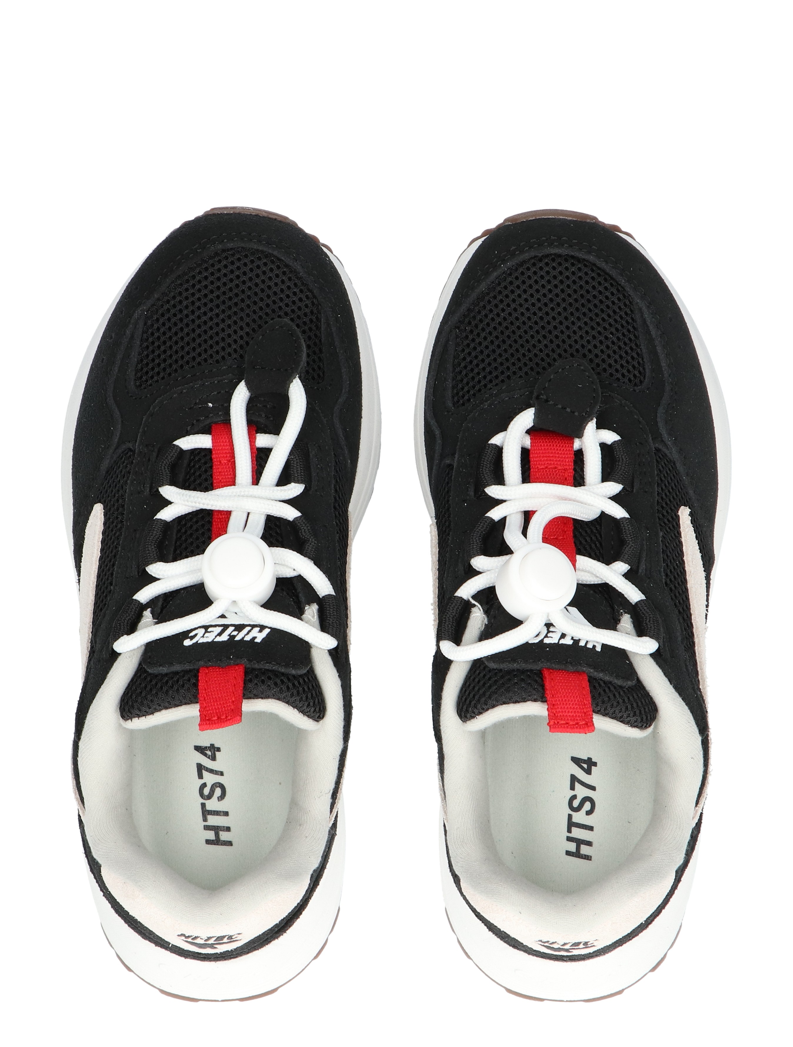 Hi-Tec - HTS Kids Shadow Black White Red - Meisjes - Lage Sneakers - Sneakers - 48317_11_7