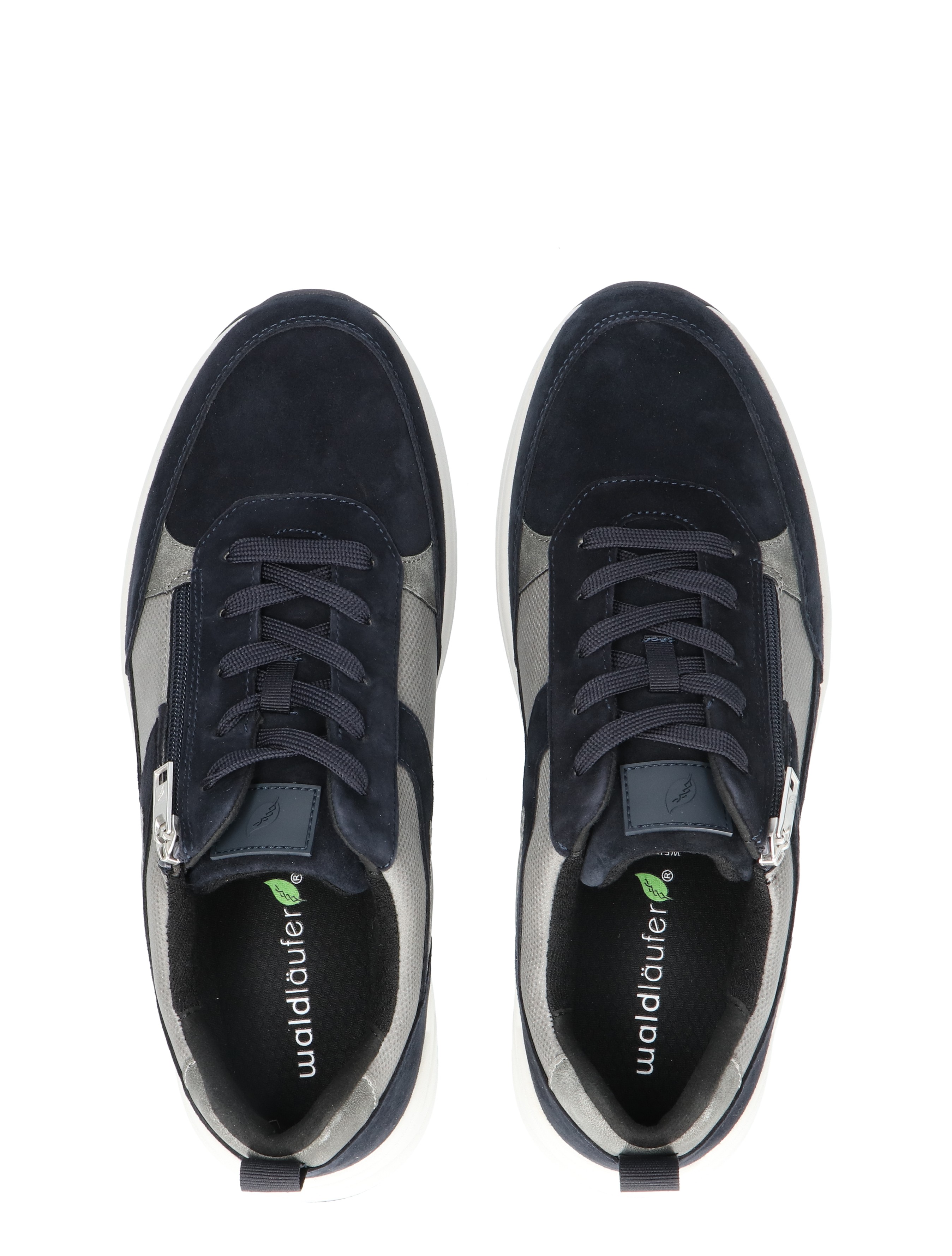 Waldlaufer - 738002 103 194 Blue Grey H-Wijdte - Heren - Veterschoenen - Casual Veterschoenen - 48862_39_7