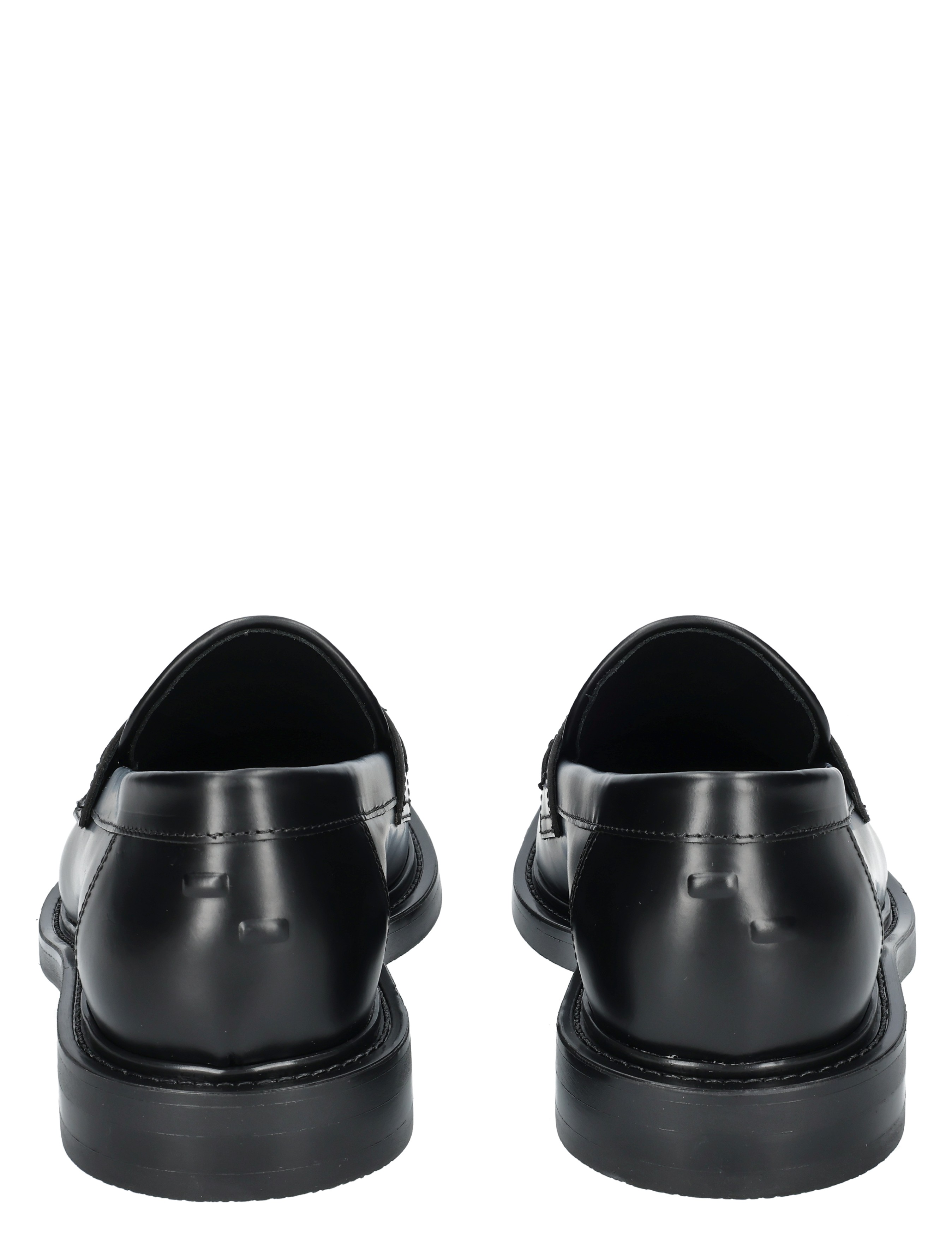 laarzen, mocassin, leren, zwart, scharnierzool