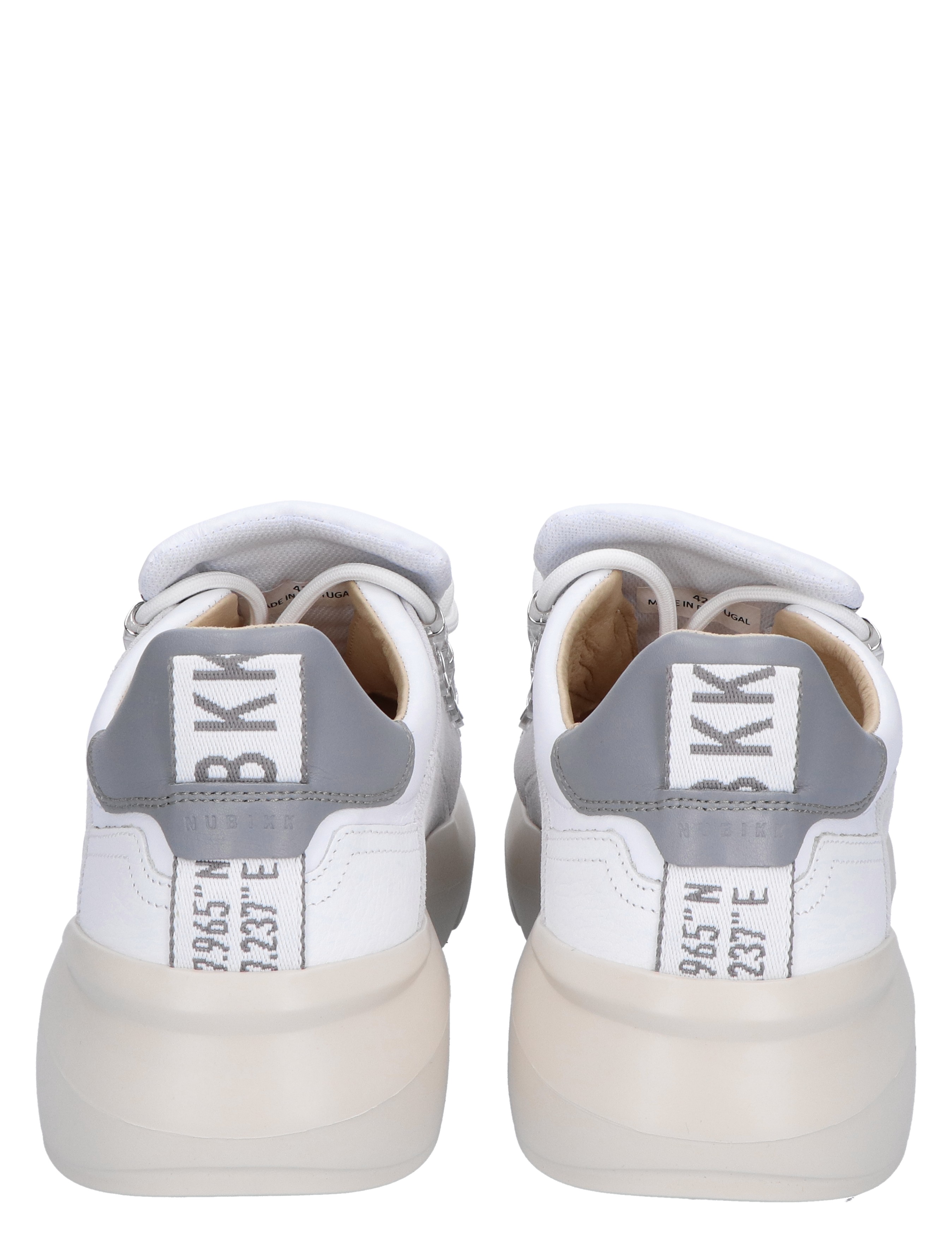 Nubikk - Roque Roman Men White Combi Grey - Heren - Lage Sneakers - Sneakers - 43715_89_7