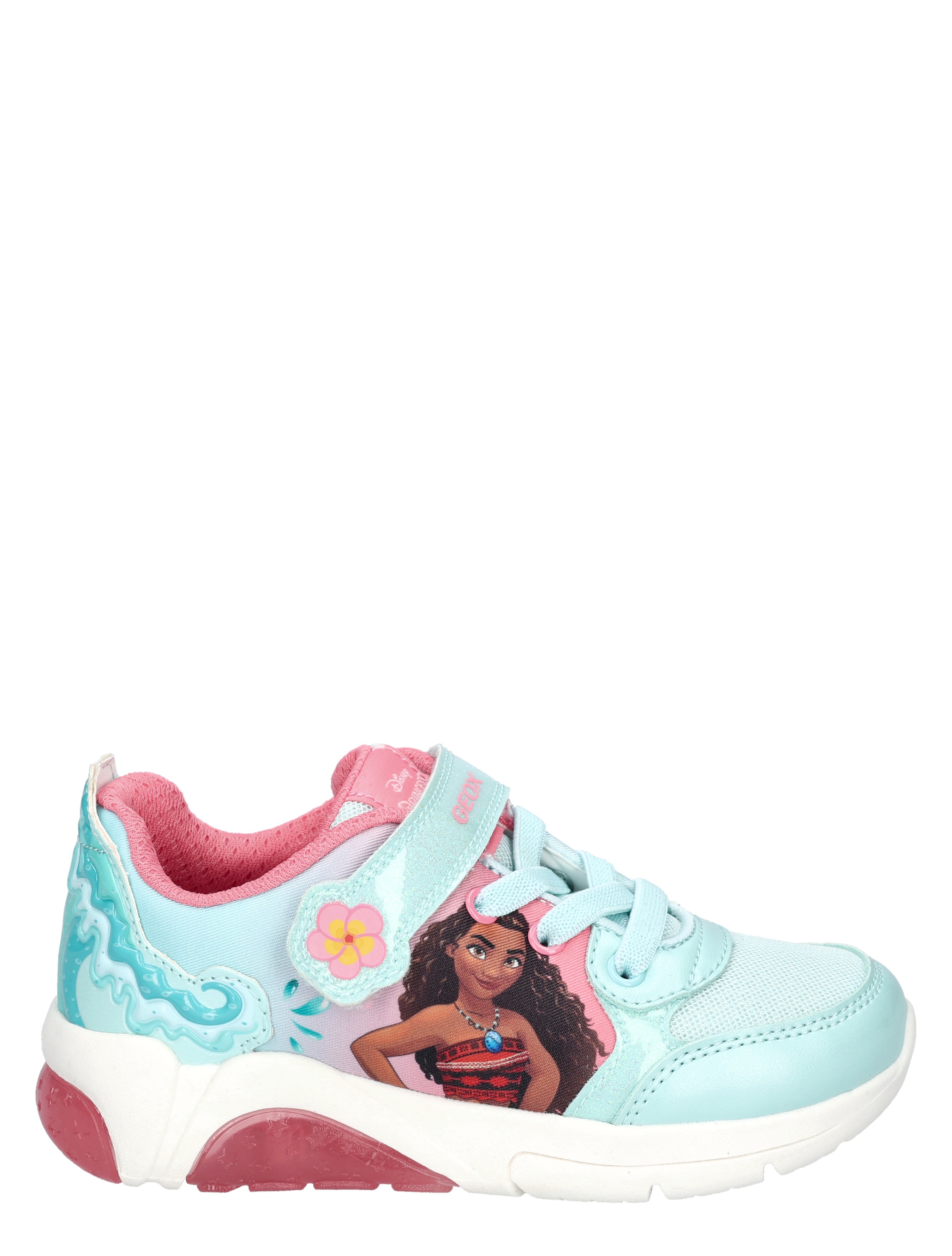 Geox - Fadinlight Girl Disney Rapunzel J65M4B Water Sea Coral - Meisjes - Lage Sneakers - Sneakers - 49750_33_1