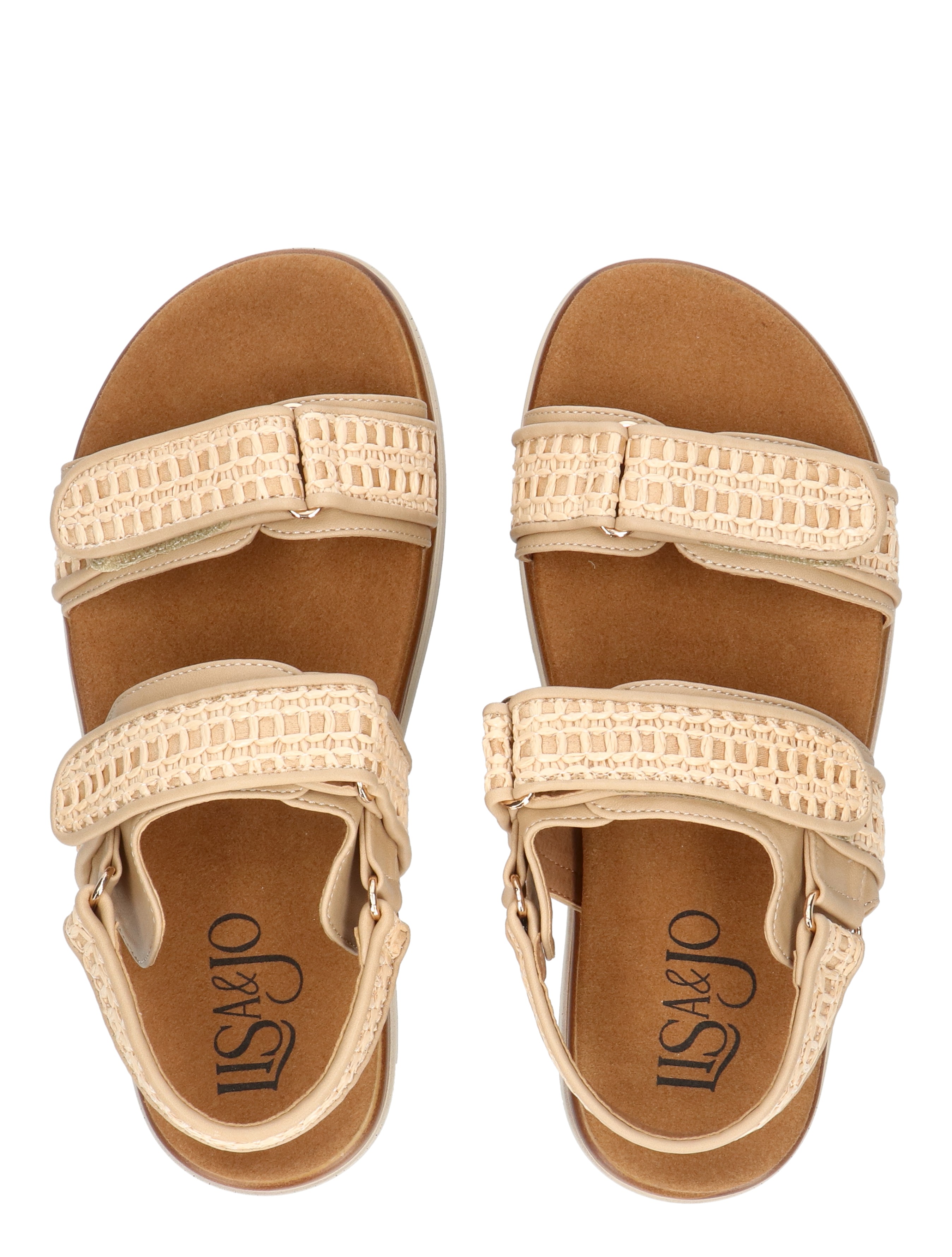 Lisa & Jo - Zette 2 Beige - Dames - Sandalen - 50304_77_7