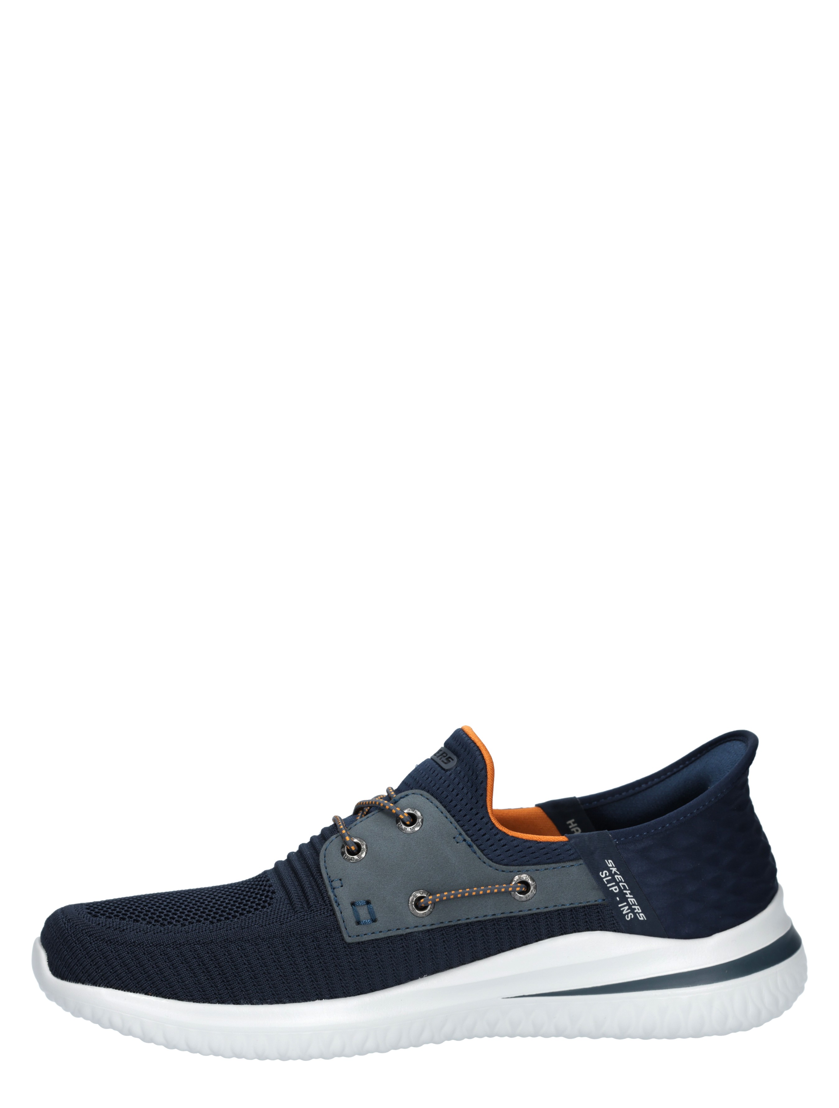 Skechers - Delson 3.0 Slip On Navy - Heren - Sneakers - Slip On Sneakers - 46716_33_2