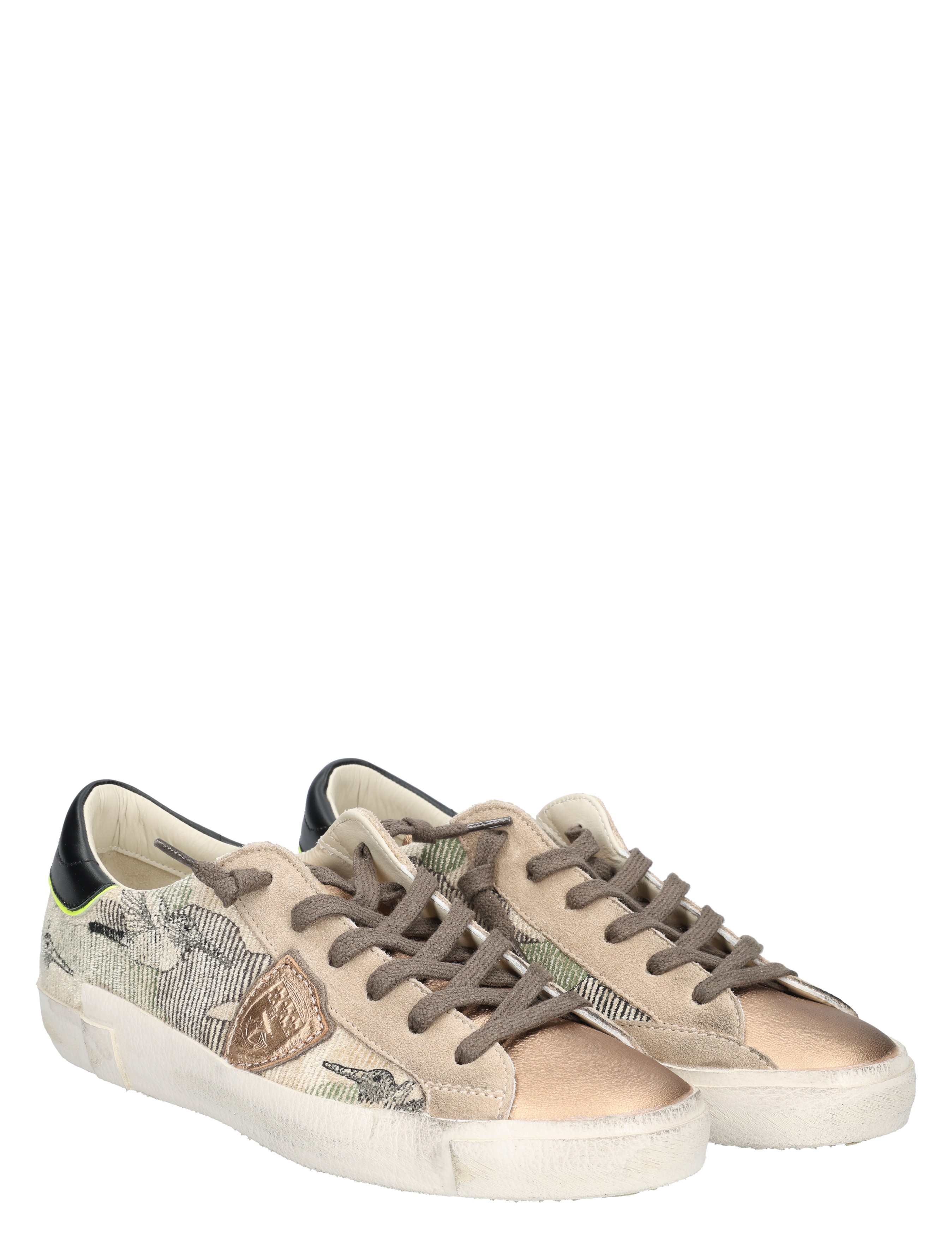Philippe Model - PRLD PRSX CB02 Camou Colibri Broderie - Sneakers - Dames - Lage Sneakers - 49112_62_5
