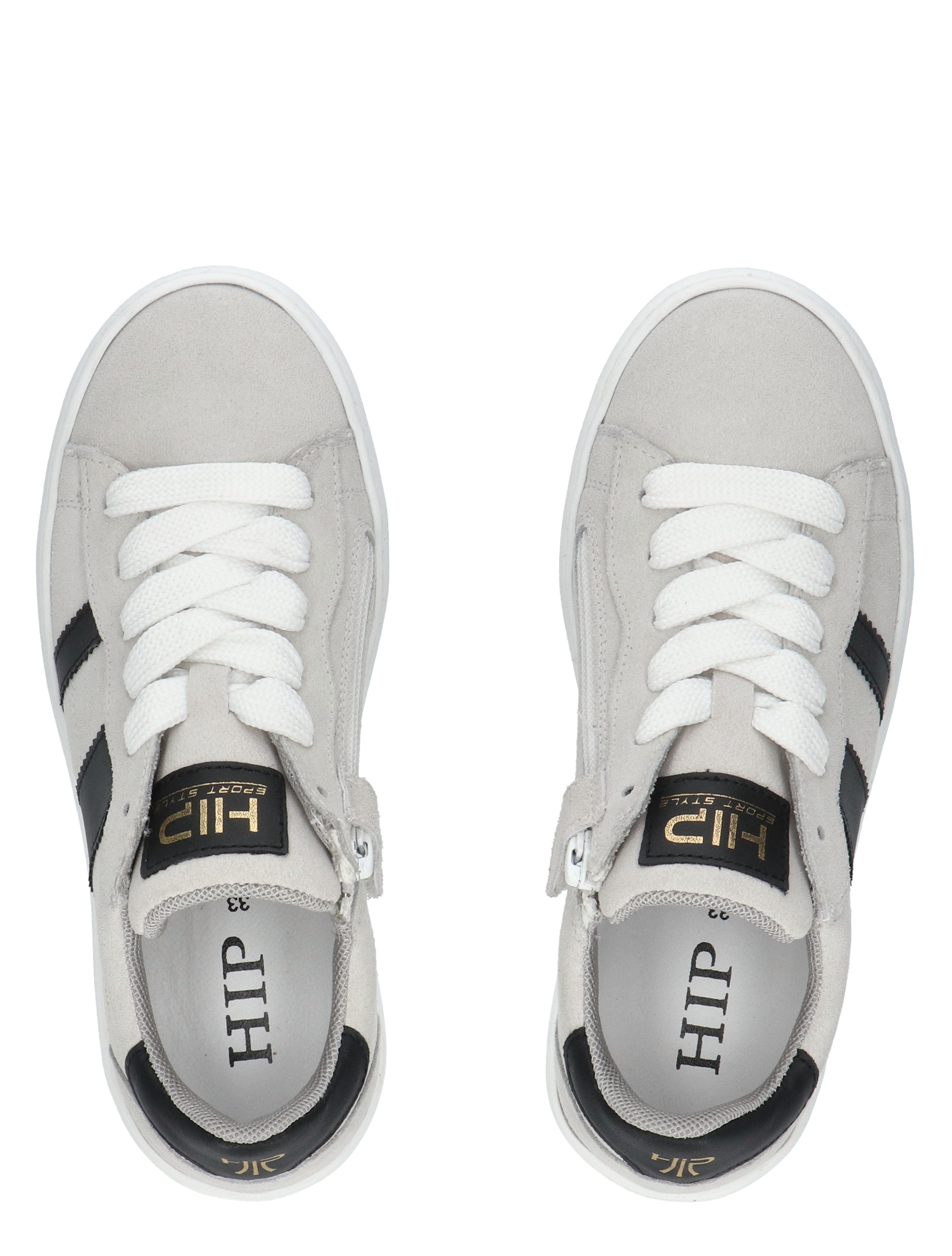 Hip - H1811 30CO White Combi - Meisjes - Jongens - Sneakers - Lage Sneakers - Lage Sneakers - Sneakers - 47239_99_7
