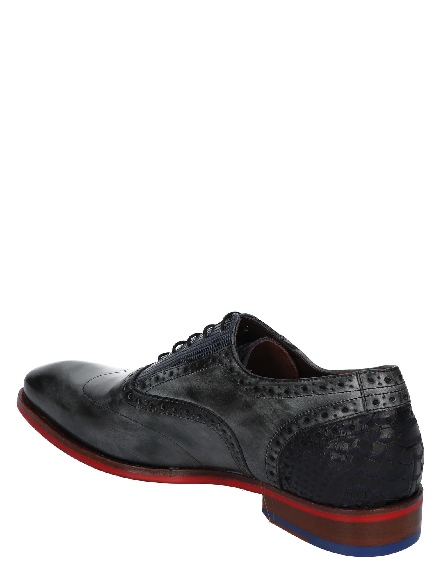 Floris van Bommel - De Stapper 03.01 Black G+Wijdte - Heren - Veterschoenen - Nette Veterschoenen - 30426_11_4