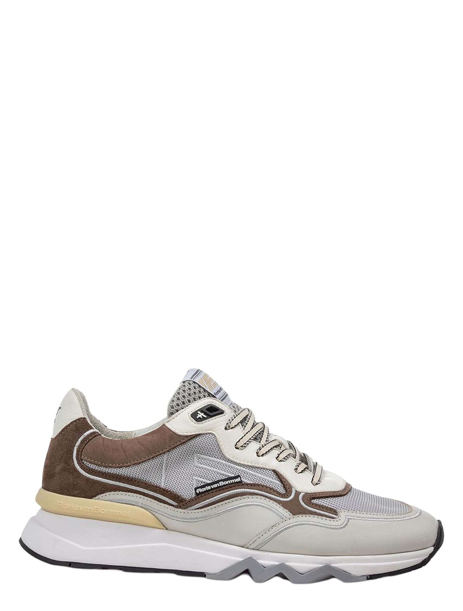 Floris van Bommel - De Zager 10198 03.03 Taupe G+Wijdte - Heren - Lage Sneakers - Sneakers - 51420_77_1