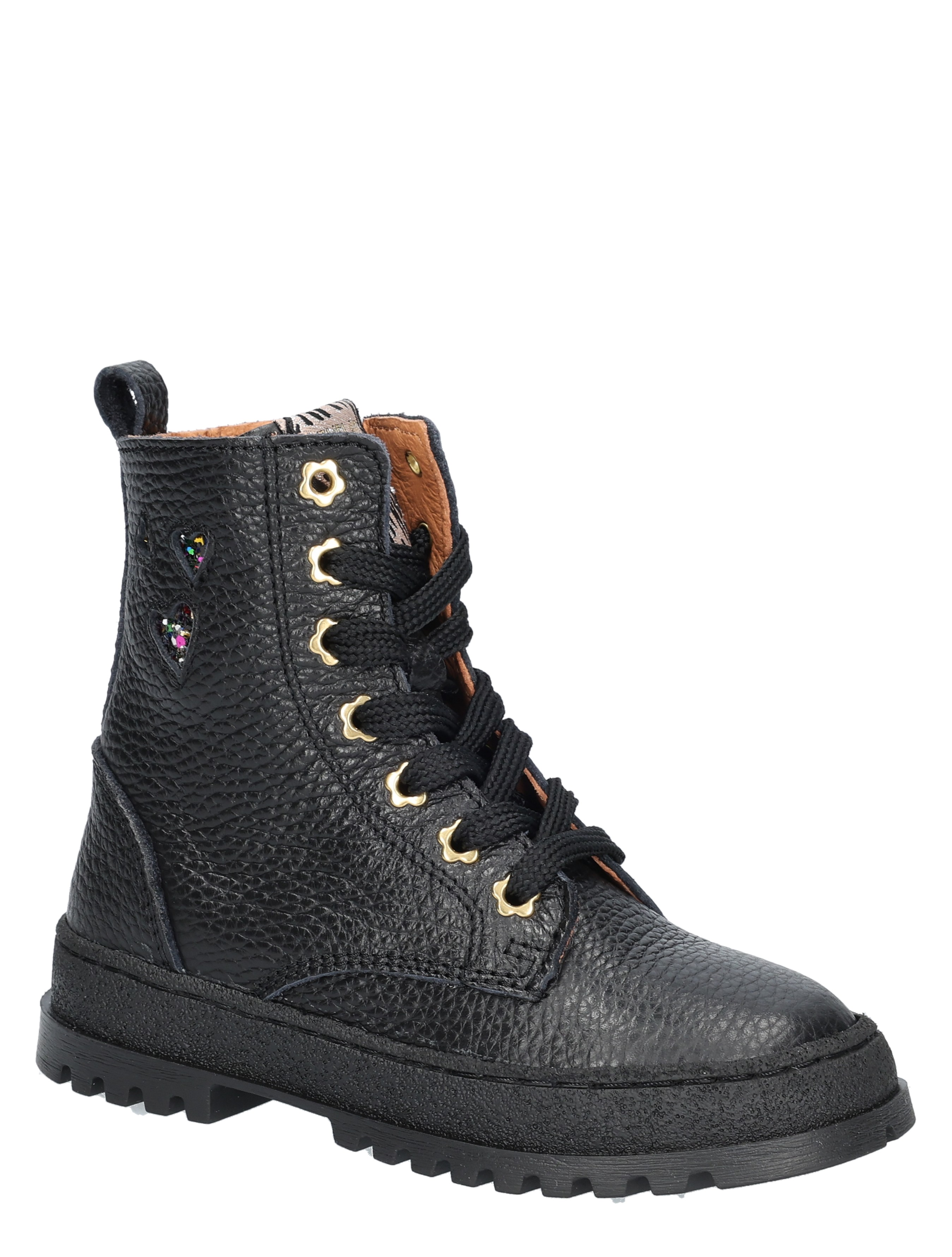 Develab - 47090 922 Black - Meisjes - Veter Boots - Boots - 49245_11_3