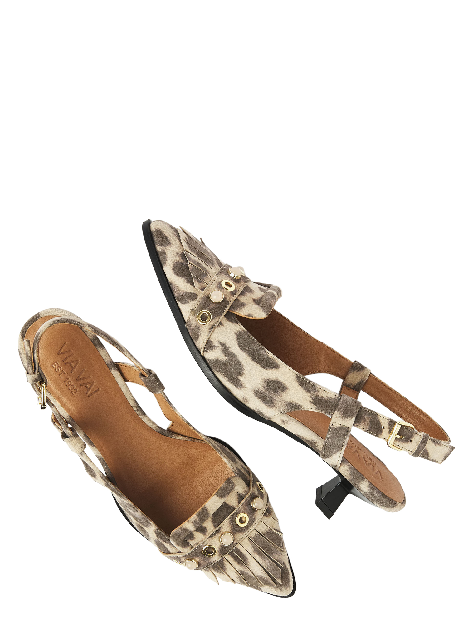 VIA VAI - 62398 Lea Aileen 01-315 Giaguaro Brown - Dames - Slingbacks - 51366_72_4