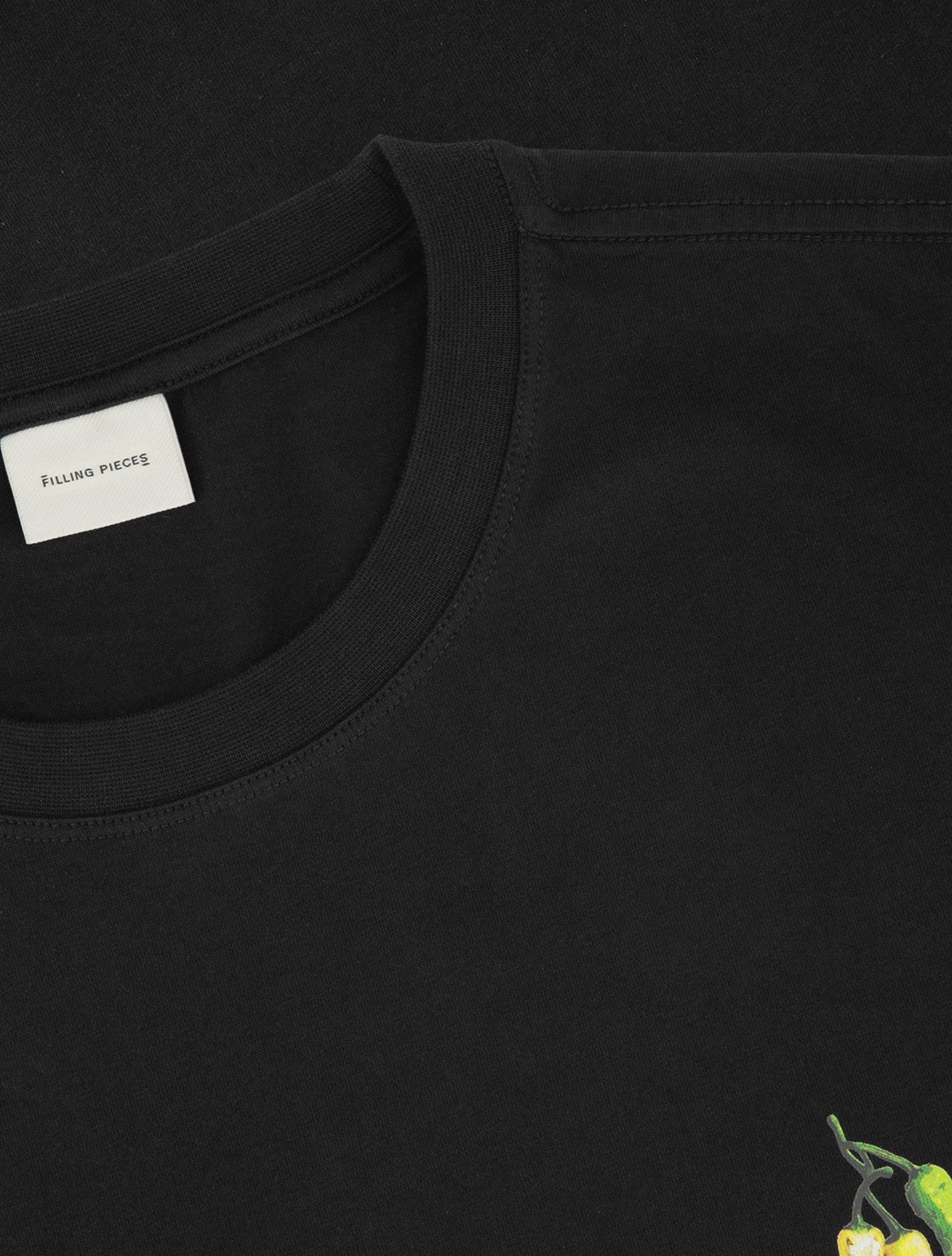 Filling Pieces - Pepper 287 Black - Heren - T-Shirts & Polos - 49888_11_4